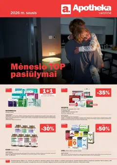 Apotheka leidinys galioja nuo 01.01.2026