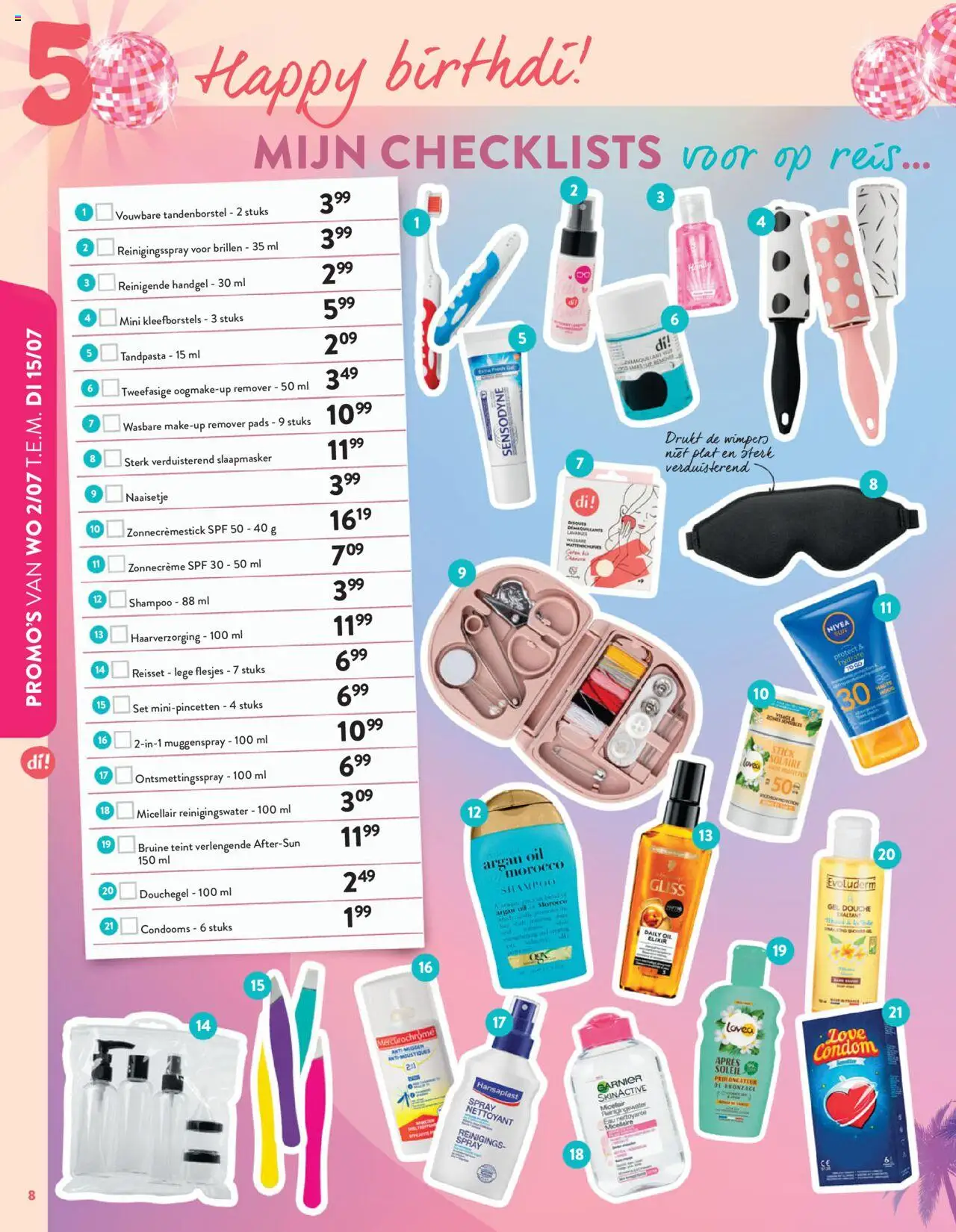  | Pagina: 8 | Producten: Gel, Tandpasta, Tandenborstel, Slaapmasker