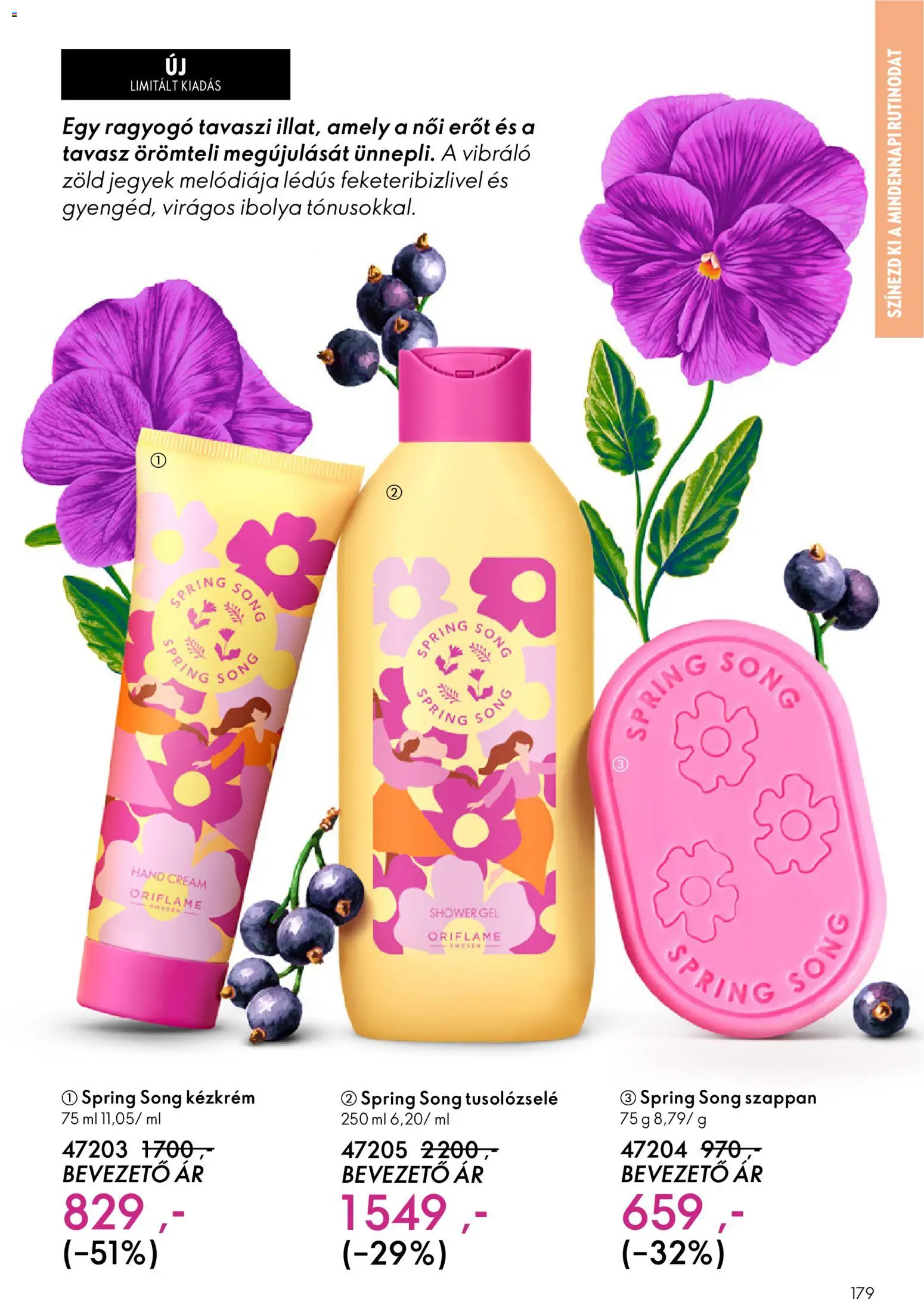 Oriflame akciós ujság - amely érvényes a következő dátumtól: 11.02.2026 | Oldal: 179 | Termékek: Kézkrém, Szappan