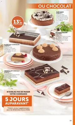 Hyper U - Prévisualisation de Hyper U - La carte Automne Hiver valide à partir de 07.10.2025 | Page: 39 | Produits: Crème chantilly, Lait, Chocolat, Crème