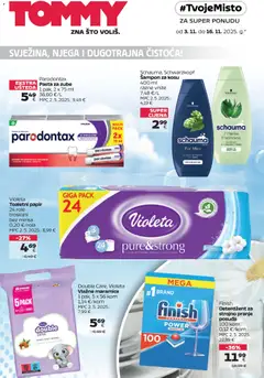 Tommy - Super ponuda za njegu i čistoću - Pregled kataloga iz trgovine Tommy, vrijedi od 03.11.2025