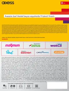 01.03.2026 tarihinden itibaren geçerli olan Vestel kataloğu önizlemesi | Sayfa: 25 | Ürünler: Baskı, Şarap, Su, Tablet