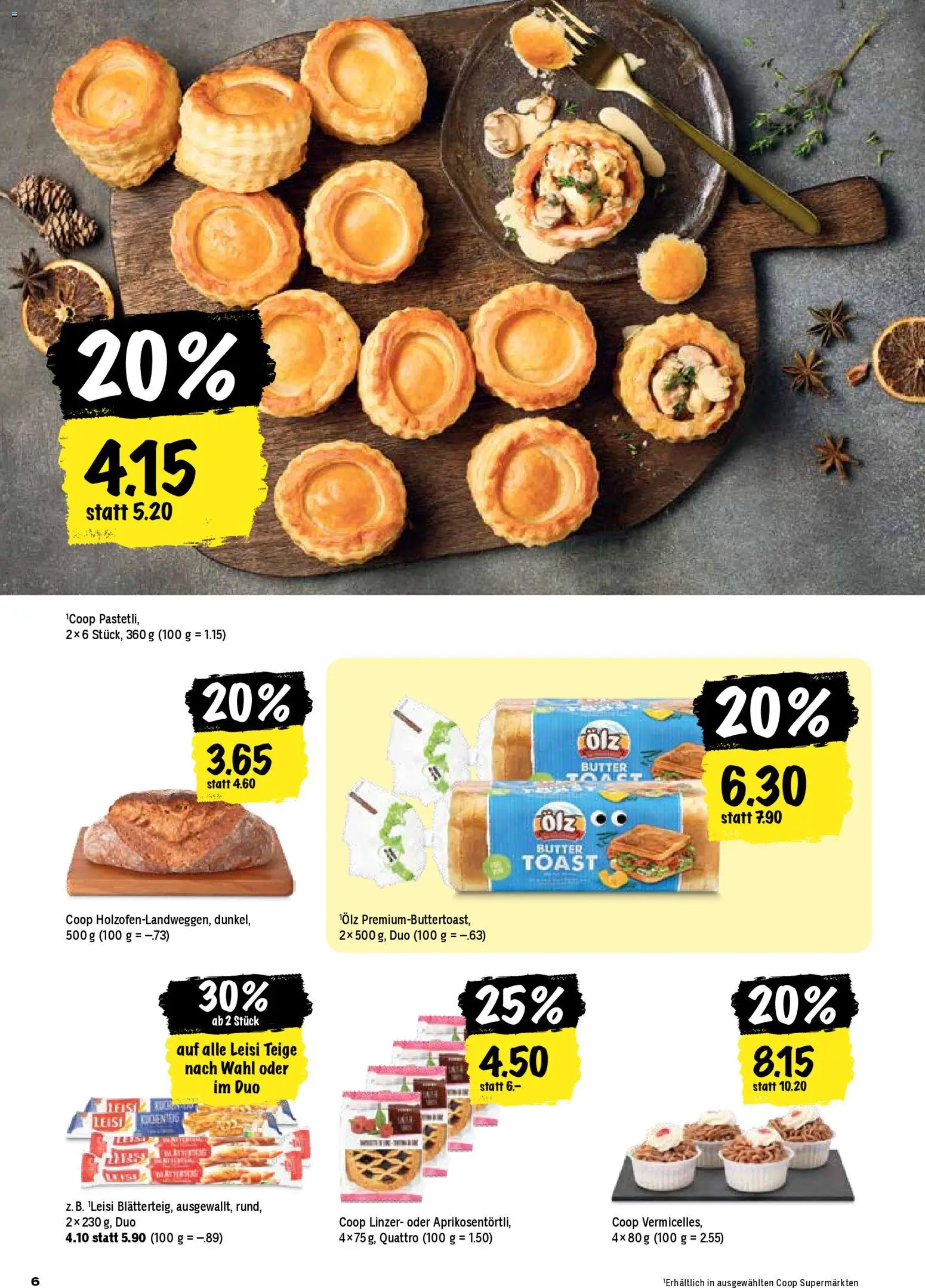 Coop Aktionen – gültig ab 18.12.2025 | Seite: 6 | Produkte: Butter