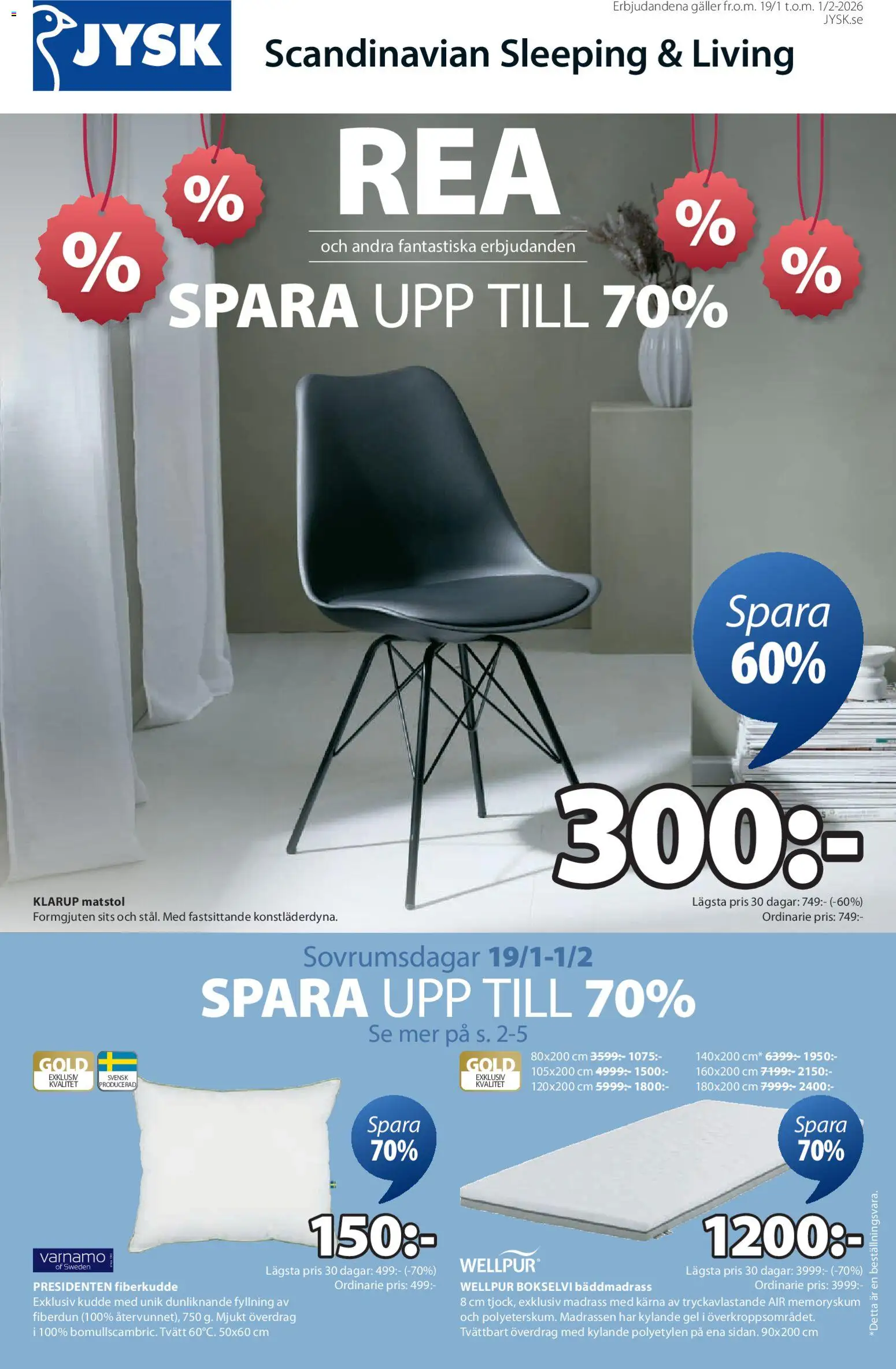 JYSK reklamblad aktuell från 19.01.2026 | Sida: 1