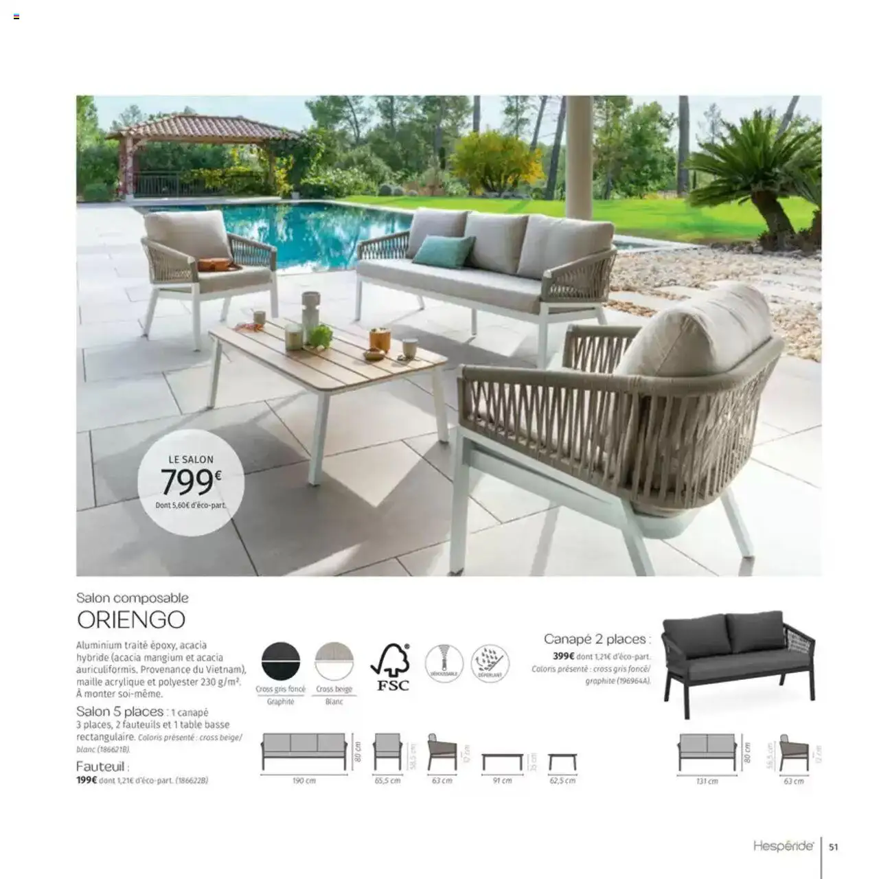  | Page: 51 | Produits: Canapé, Fauteuil, Table basse, Table
