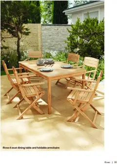 Preview of B&Q - Outdoor living valid from 23.02.2026 | Page: 71 | Products: Table, Chair, Dining table, Sofa