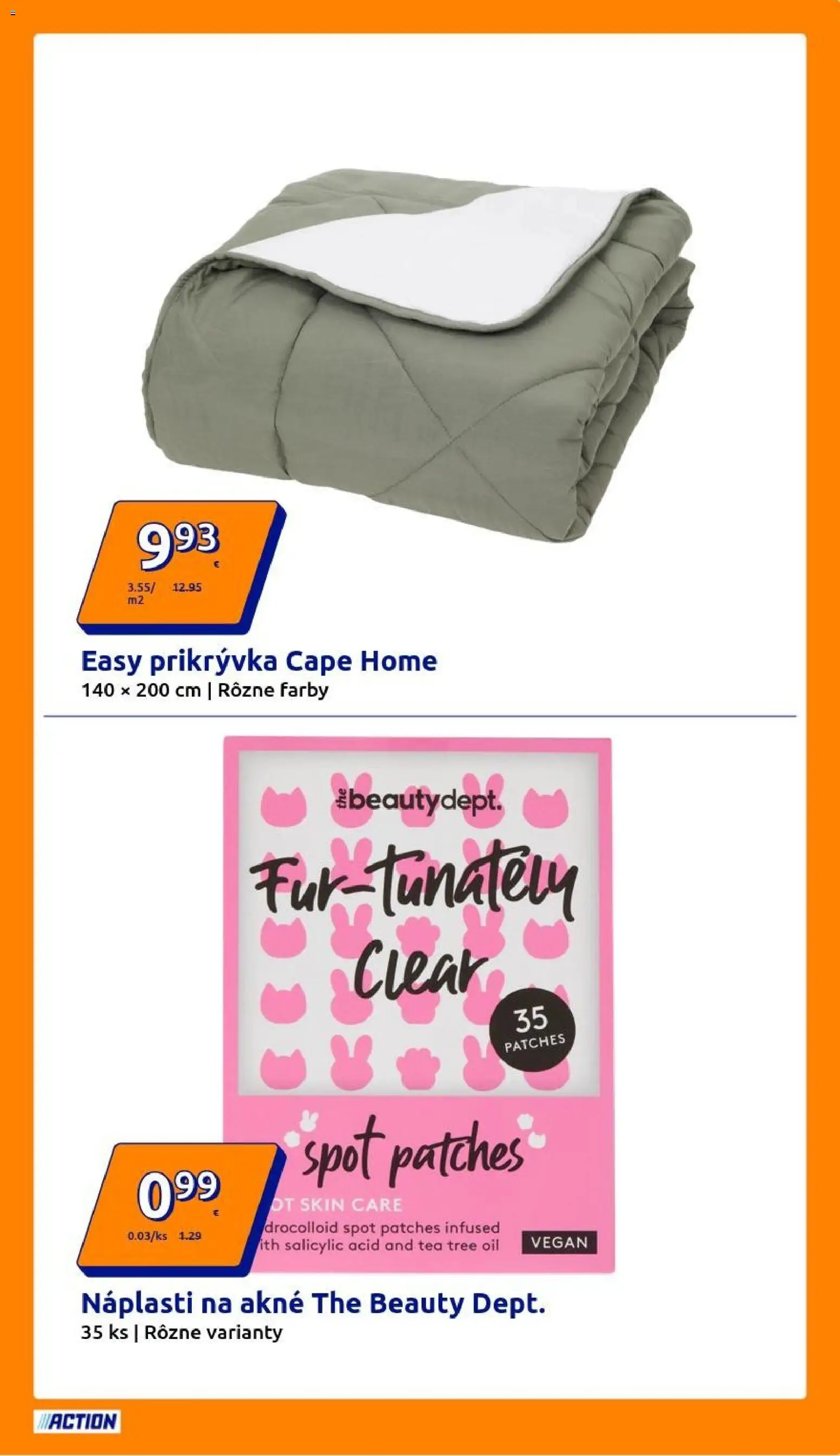 Nové Action akcie – leták je platný od 17.12.2025 | Strana: 11 | Produkty: Prikrývka