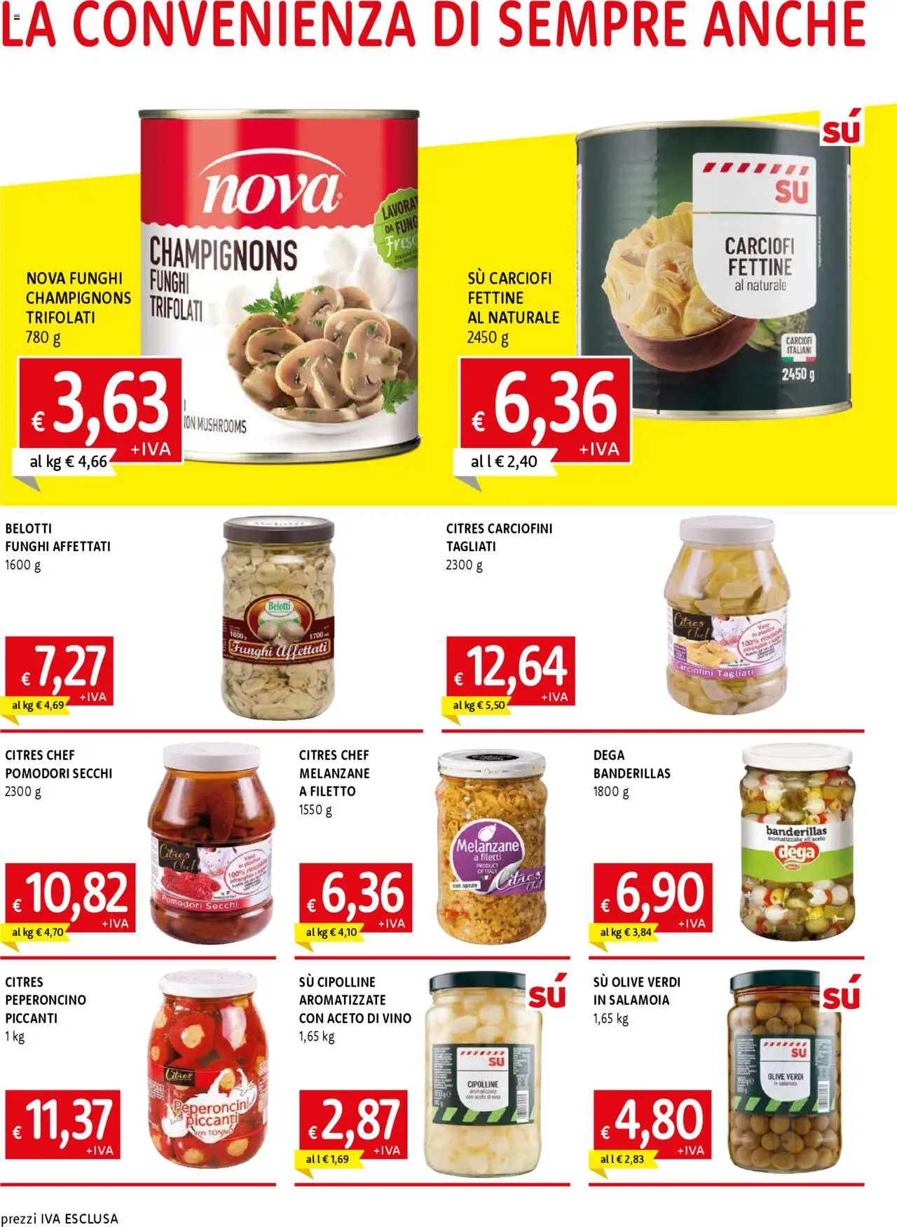 Volantino Galassia del 20.10.2025 | Pagina: 4 | Prodotti: Pomodori, Tonno, Melanzane, Pomodori secchi