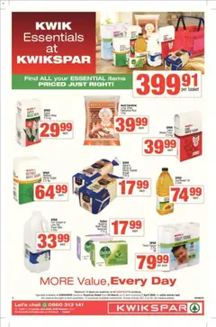KWIKSPAR specials catalogue – valid from 23.03.2026 | Page: 4 | Products: Bakery, Basket, Maize meal, Bread
