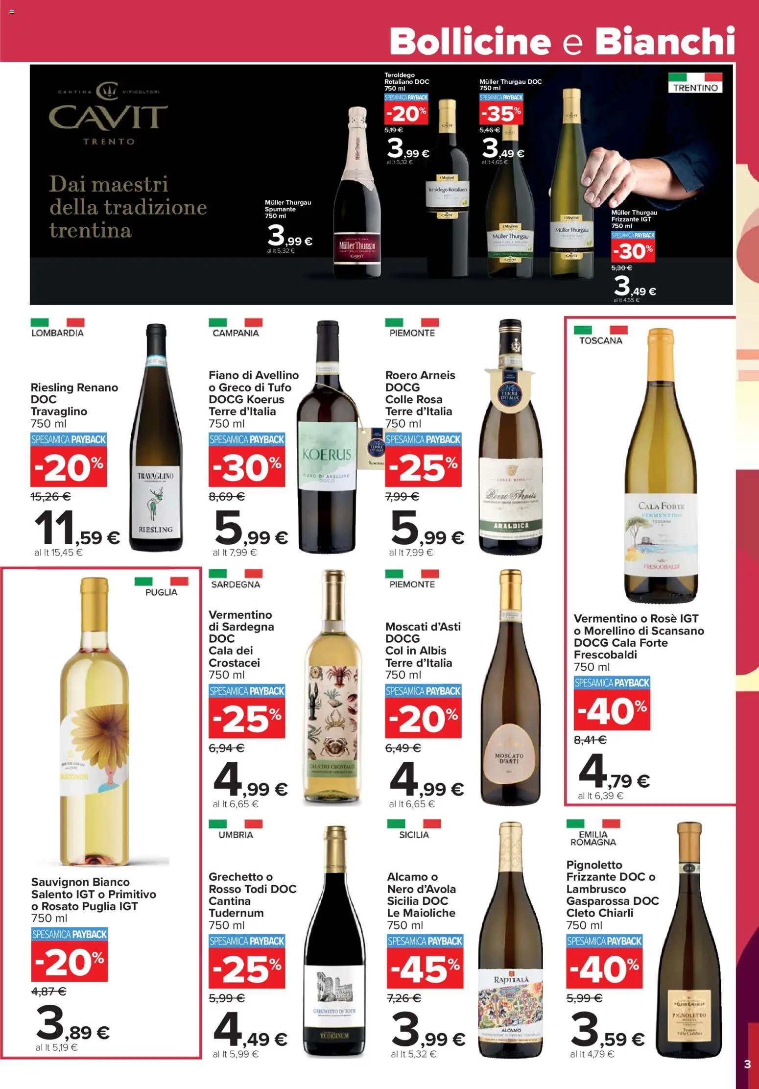 Volantino Carrefour del 24.03.2026 | Pagina: 3 | Prodotti: Spumante