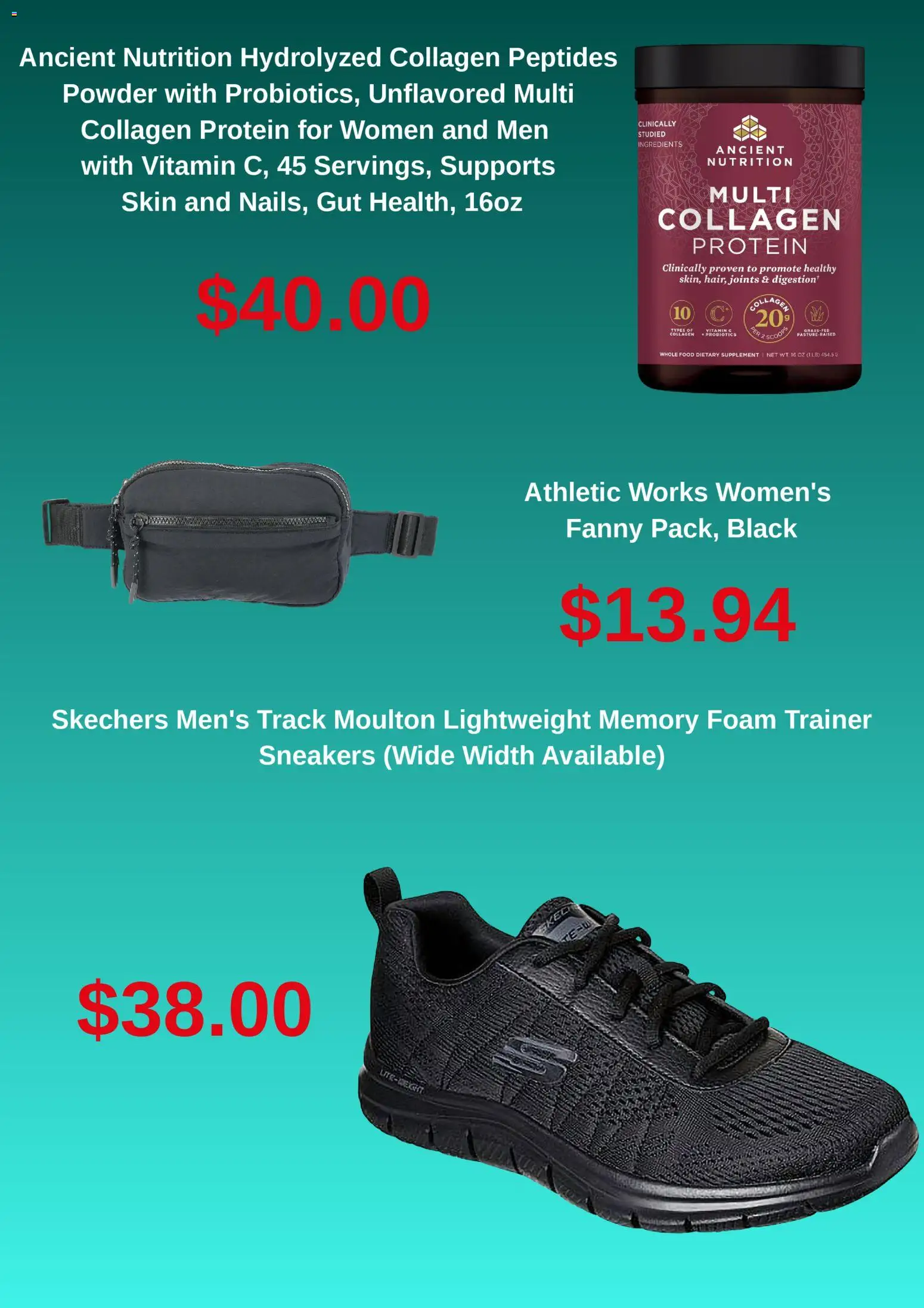 Walmart Catalogue valid from 09.01.2026 | Page: 3 | Products: Sneakers, Powder