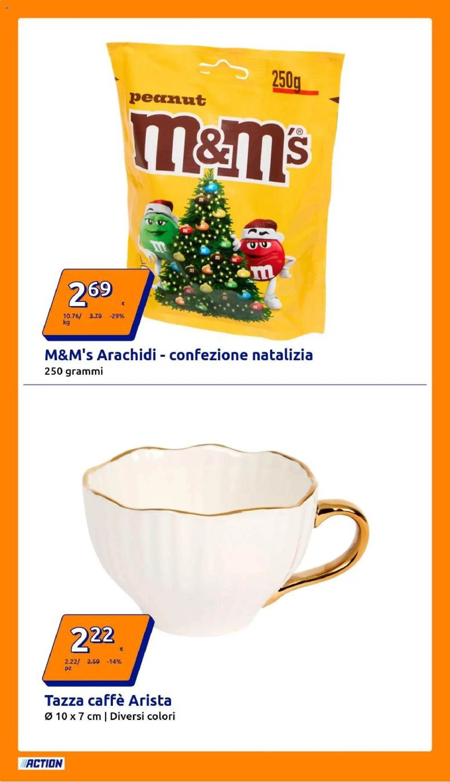 Volantino Action del 10.12.2025 | Pagina: 22 | Prodotti: Caffè, Arachidi