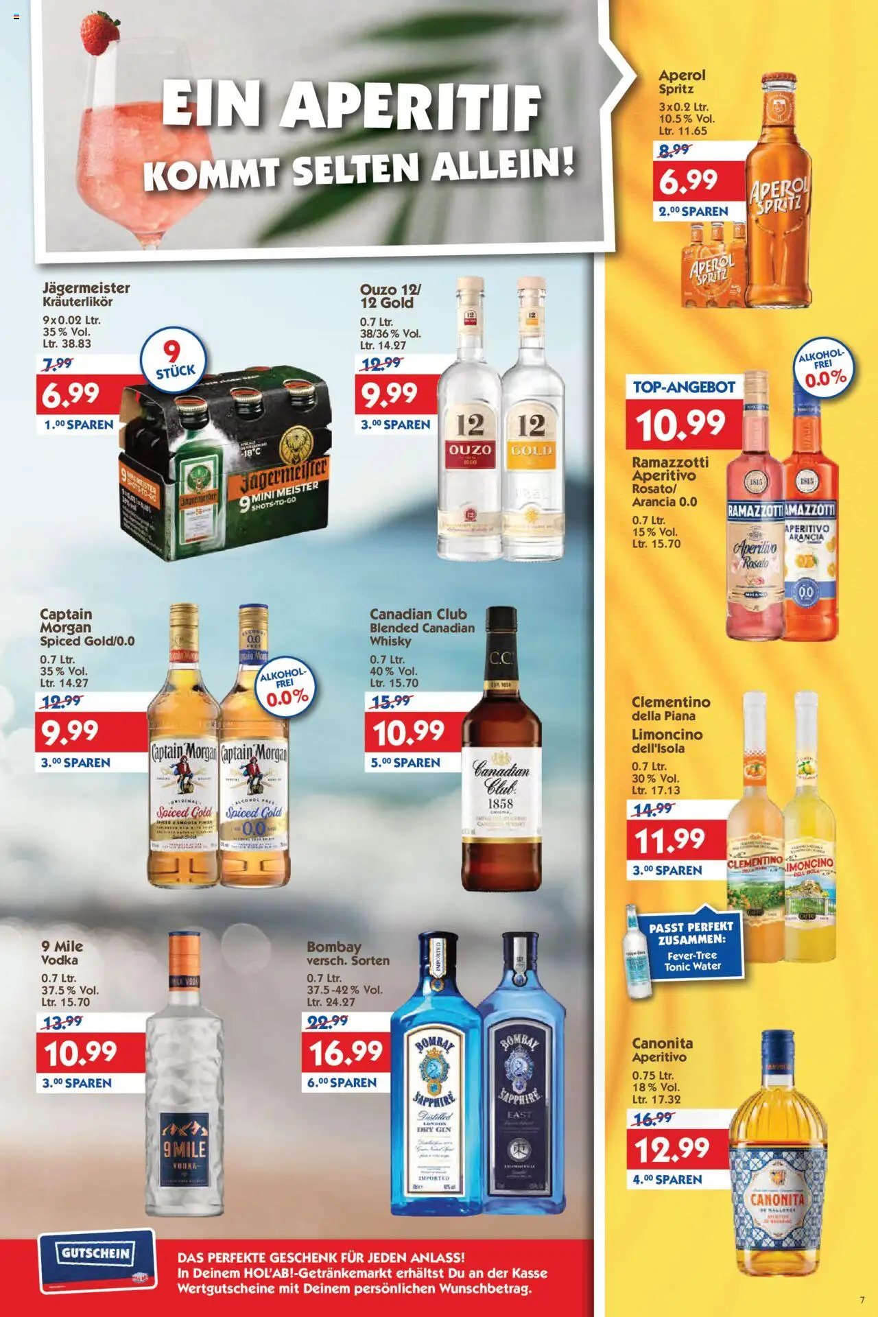 HOL’AB! Prospekt 	 - gültig ab dem 28.07.2025 | Seite: 7 | Produkte: Whisky, Vodka, Gin, Ramazzotti