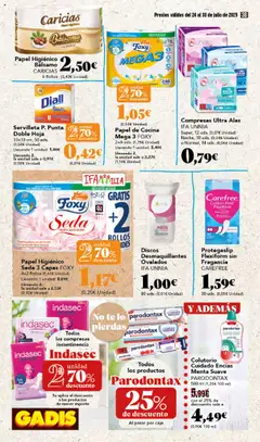 Gadis folleto │ válido desde el 24.07.2025 | Página: 38 | Productos: Papel higienico, Cocina, Γλυφιτζούρι, Caja