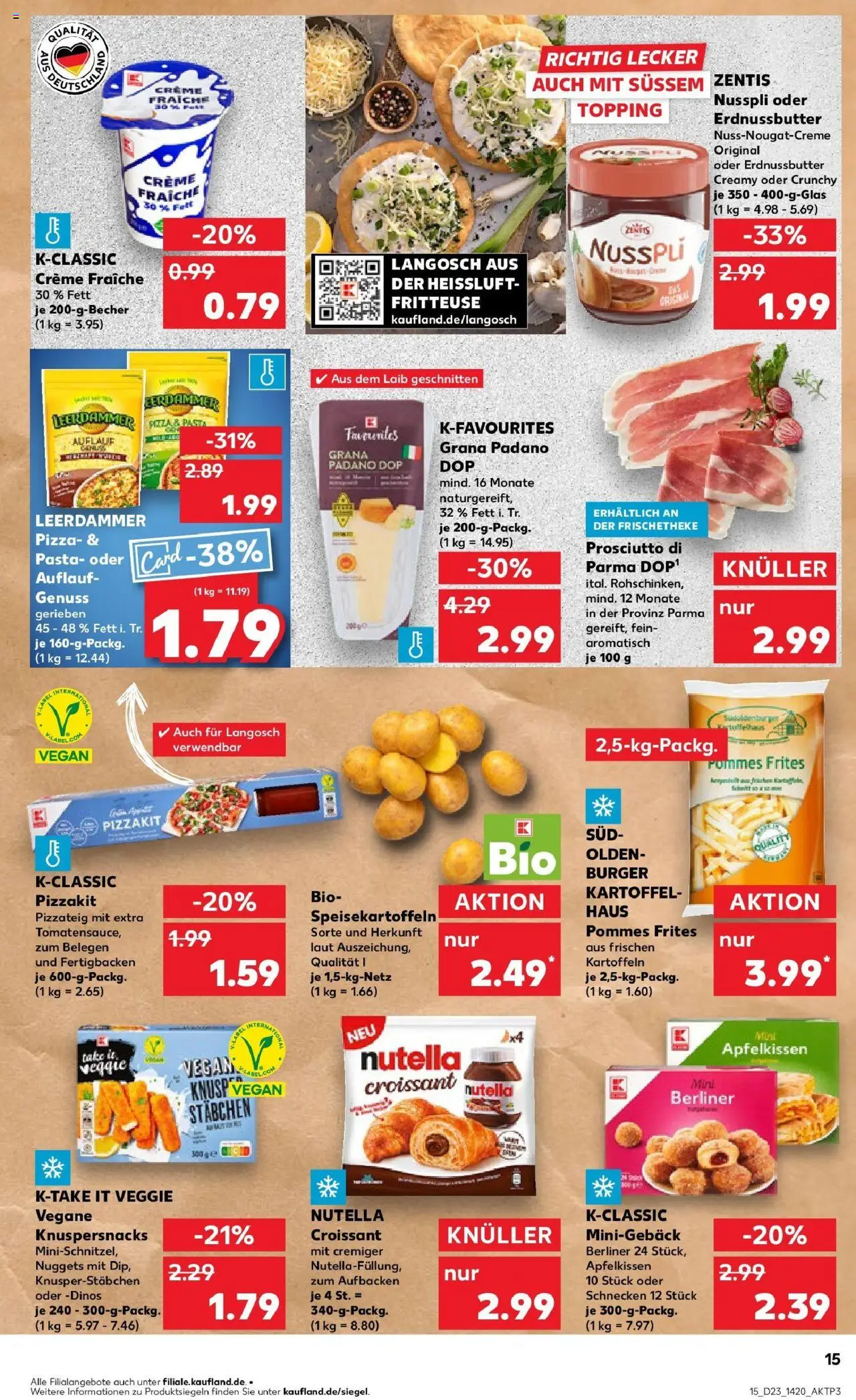 Kaufland prospekt Gummersbach	 - gültig ab dem 09.06.2025 | Seite: 30 | Produkte: Nutella, Pasta, Pizza, Fritteuse