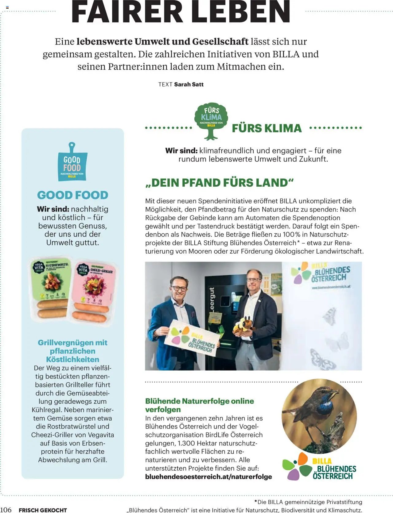 Billa Frisch Gekocht gültig ab 03.07.2025 | Seite: 106 | Produkte: Gemüse, Erbsen