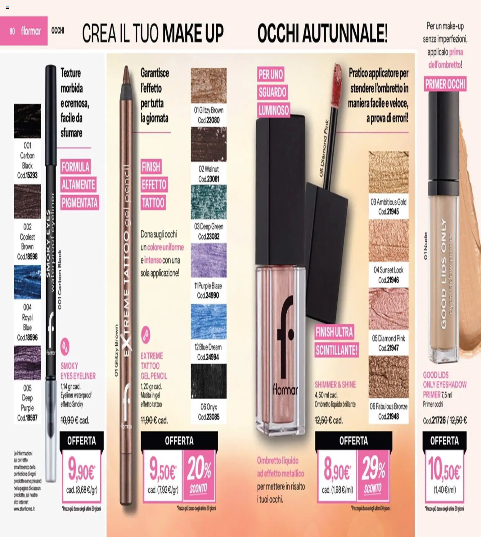 Volantino Stanhome del 21.10.2025 | Pagina: 41 | Prodotti: Ombretto, Eyeliner