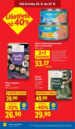 Sushi Rice, Japanese style sushi rice, ready in 10 minutes od 25.09.2025 | Strana: 6 | Produkty: Tuňák, Rýže, Protein, Řasa nori