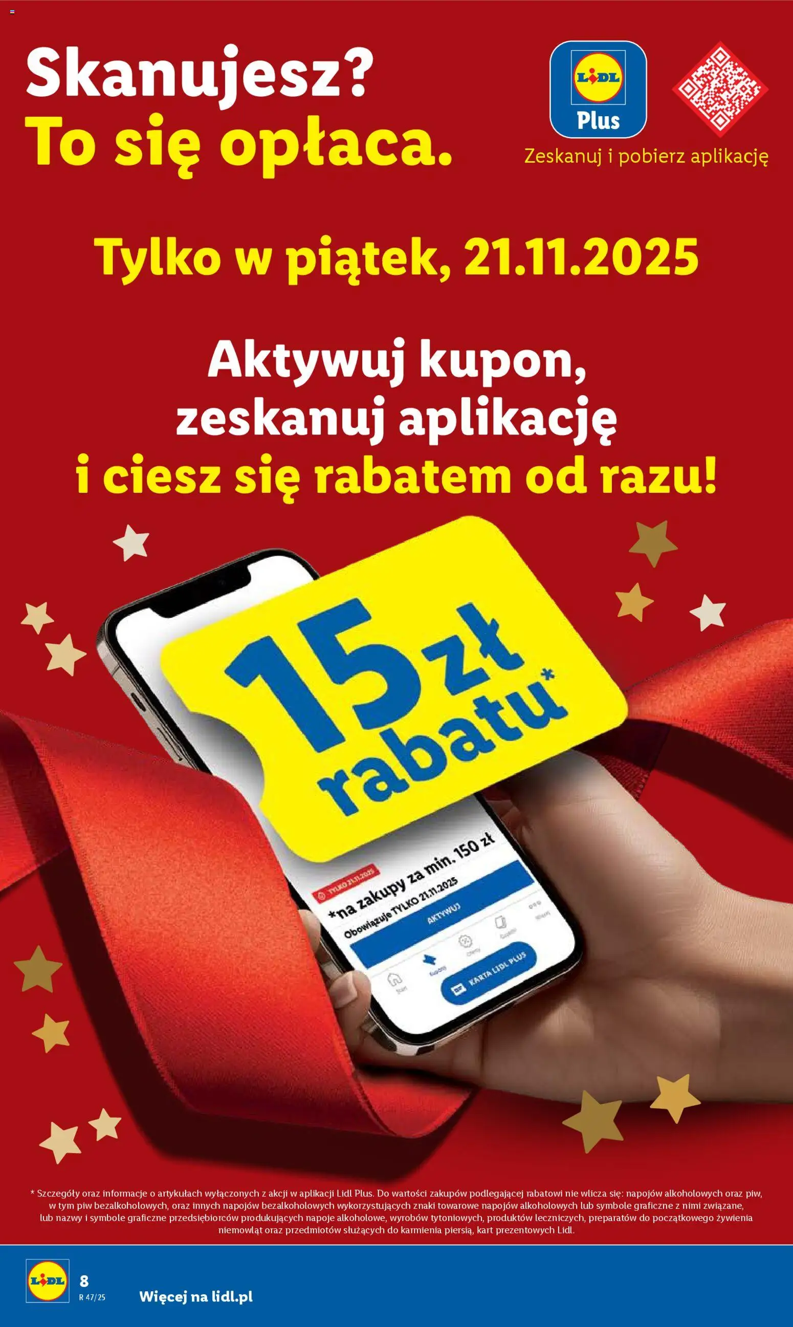 Lidl Gazetka od 20.11.2025 | Strona: 8 | Produkty: Karta, Napoje