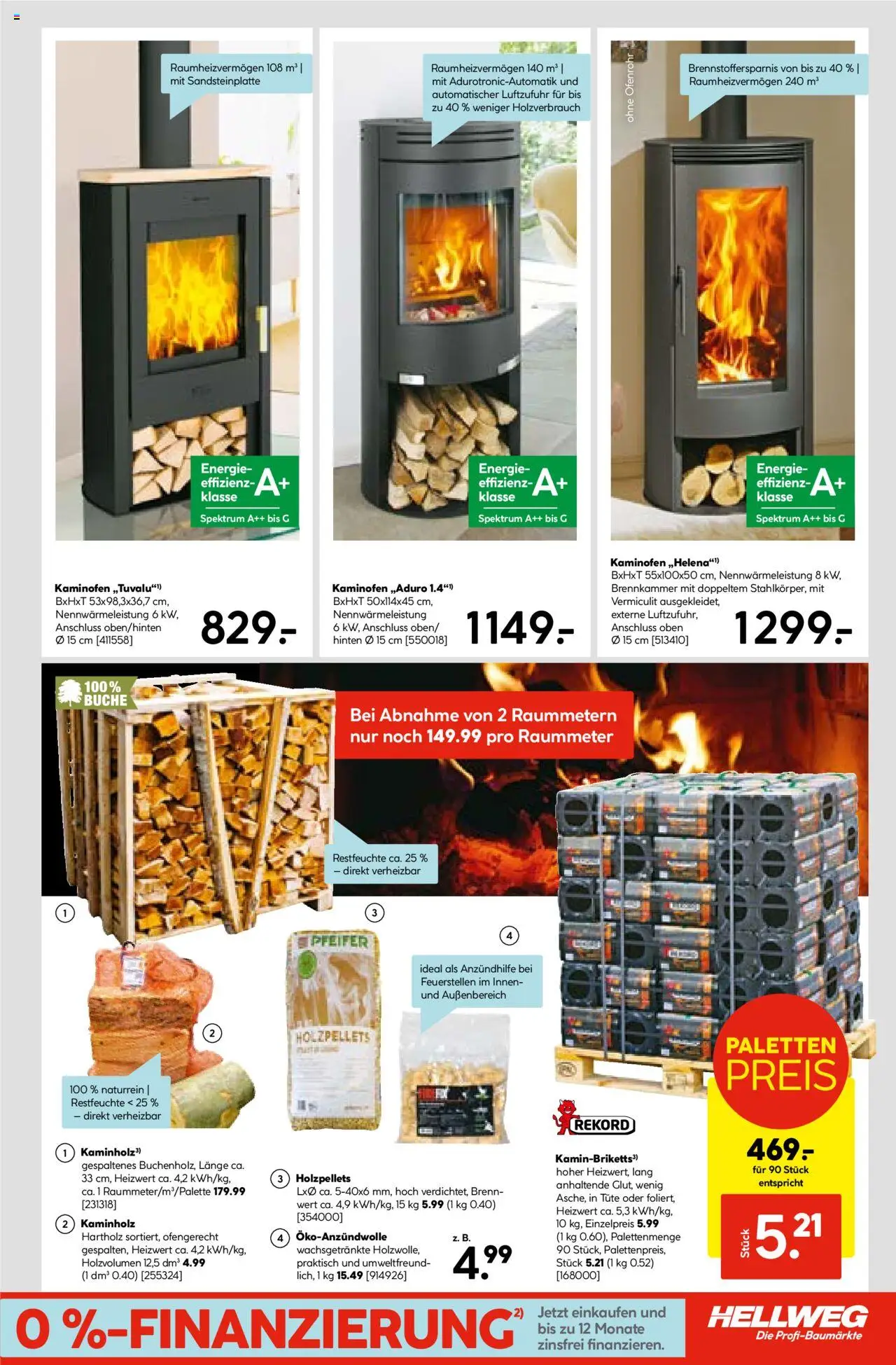 Hellweg Prospekt – gültig ab 08.09.2025 | Seite: 15 | Produkte: Kaminofen