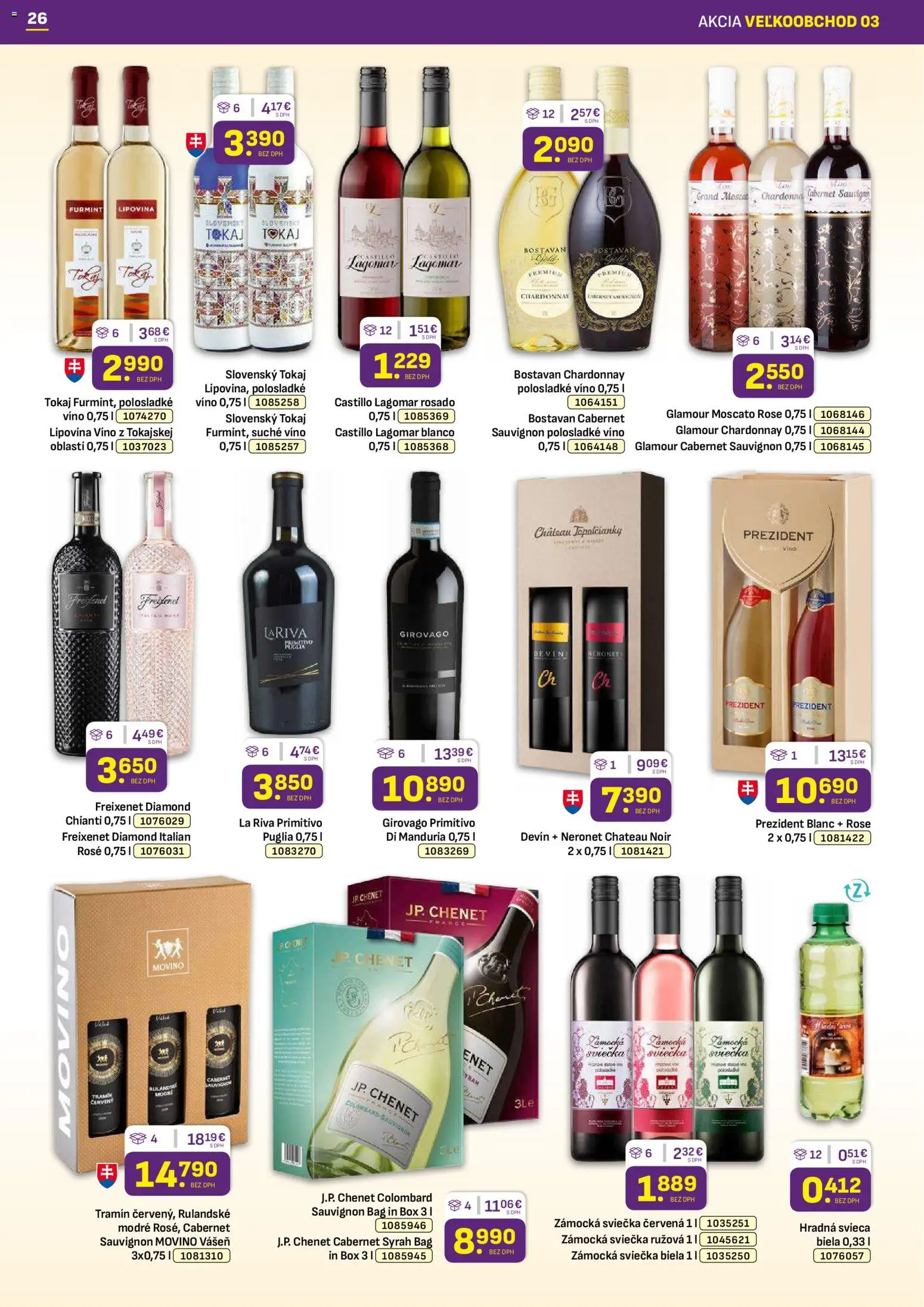 Nové Libex akcie – leták je platný od 02.02.2026 | Strana: 26 | Produkty: Víno
