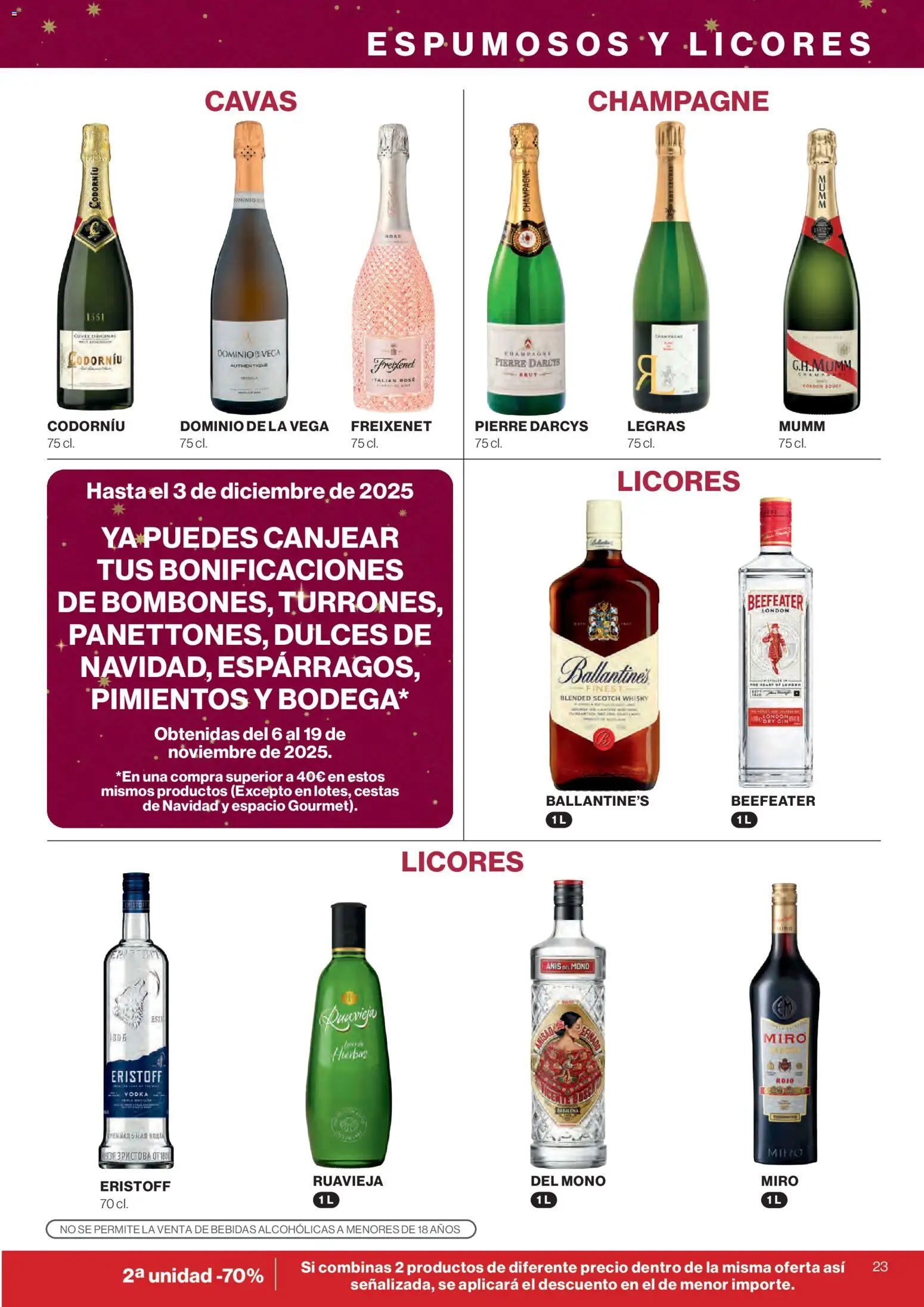 Supercor Canarias │ válido desde el 20.11.2025 | Página: 23 | Productos: Vodka, Whisky