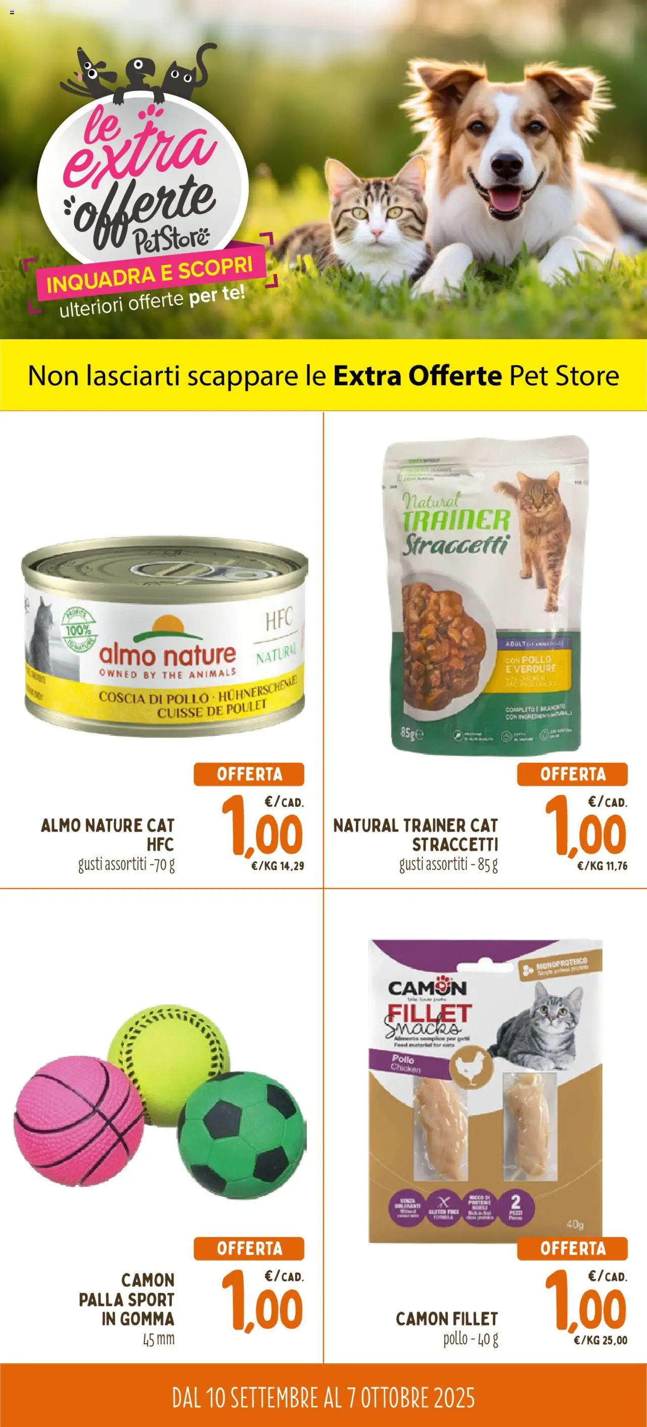 Volantino Conad del 10.09.2025 | Pagina: 1 | Prodotti: Pollo, Tè, Verdure, The