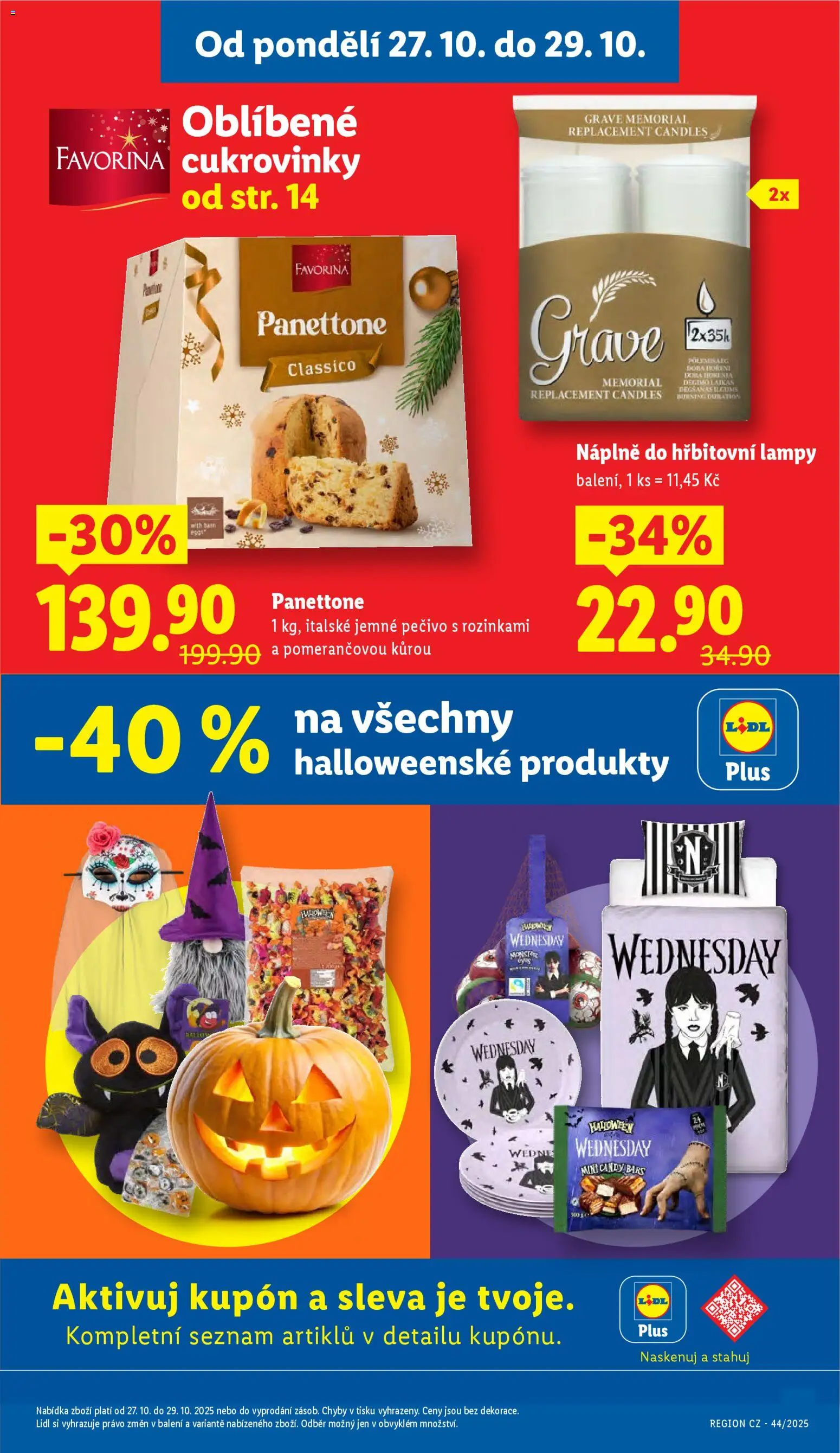 Lidl leták od 27.10.2025 | Strana: 3 | Produkty: Hra, Panettone, Pečivo