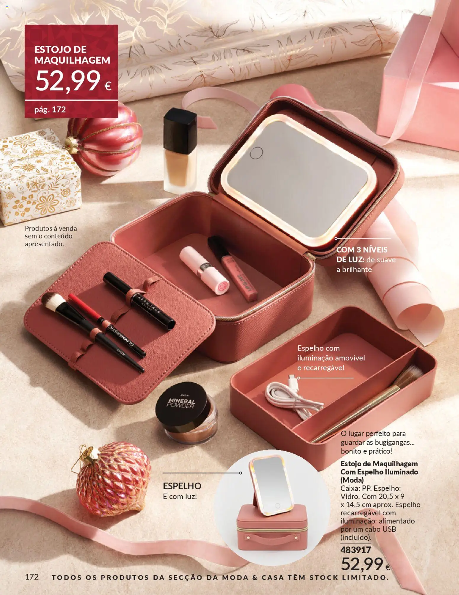 Catálogo Avon Campanha 11 Black Friday │ válido de 01.11.2025 | Página: 172 | Produtos: Cabo, USB, Caixa, Espelho