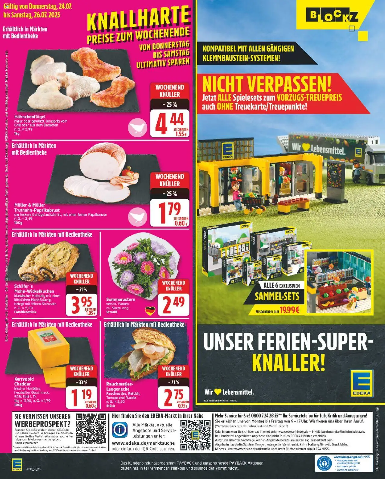 Edeka Prospekt 	 - gültig ab dem 21.07.2025 | Seite: 16 | Produkte: Grill, Rucola, Backofen