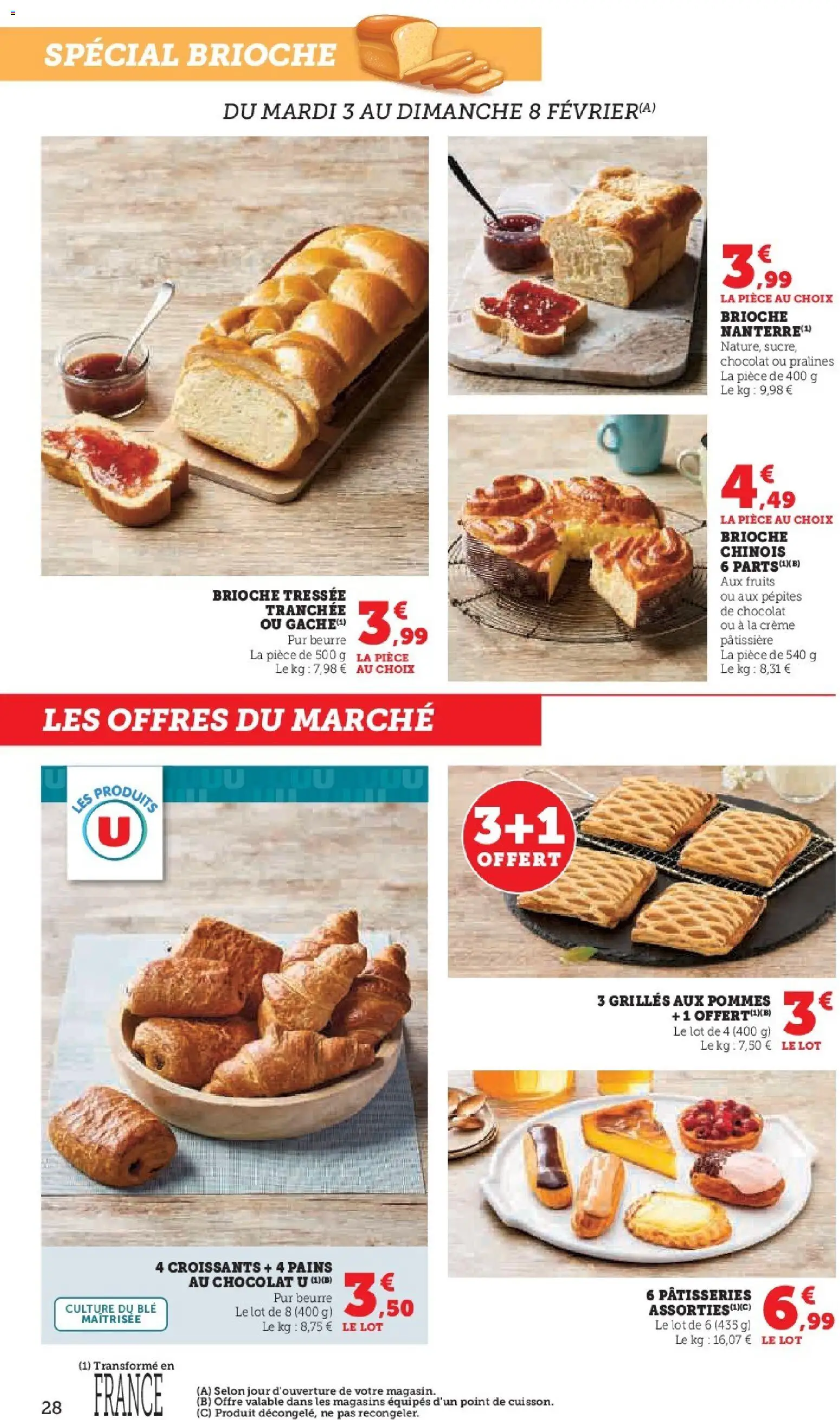 {H1} | Page: 28 | Produits: Beurre, Chocolat, Pommes, Crème