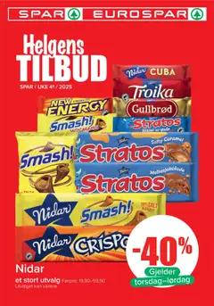 Forhåndsvisning av Spar Helgens Tilbud gyldig fra 09.10.2025