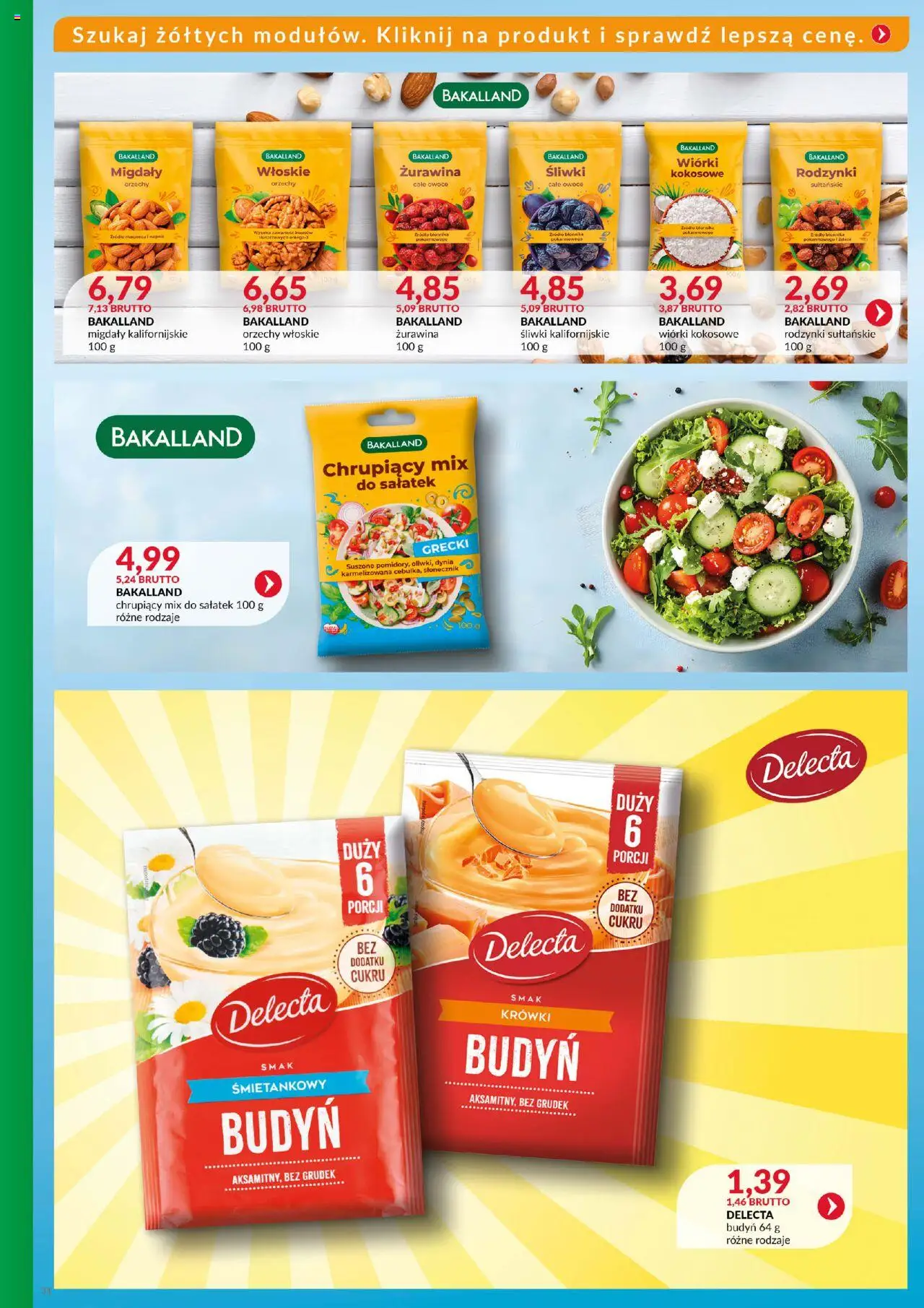 Eurocash Gazetka - Katalog Artykułów Spożywczych od 19.10.2025 | Strona: 31 | Produkty: Śliwki, Słonecznik, Orzechy, Krówki