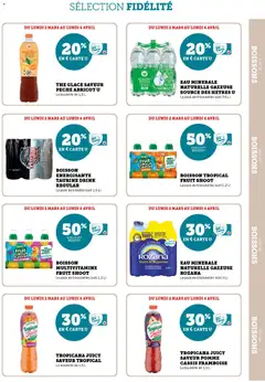 U Express - Prévisualisation de U Express - Ma sélection Carte U mars valide à partir de 02.03.2026 | Page: 15 | Produits: Framboise, Pêche, Eau minérale naturelle, Thé