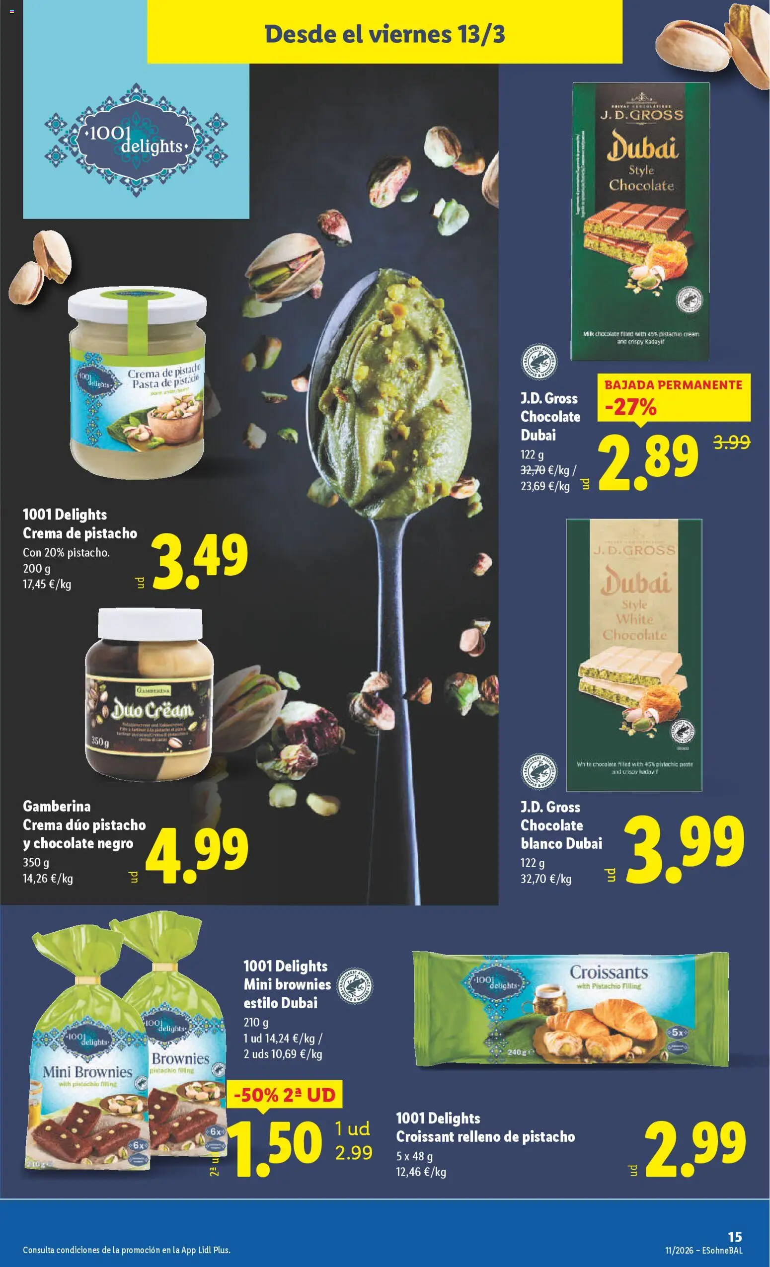 Lidl folleto │ válido desde el 09.03.2026 | Página: 35 | Productos: Λουκανικοπιτάκια, Chocolate, Croissant, Crema