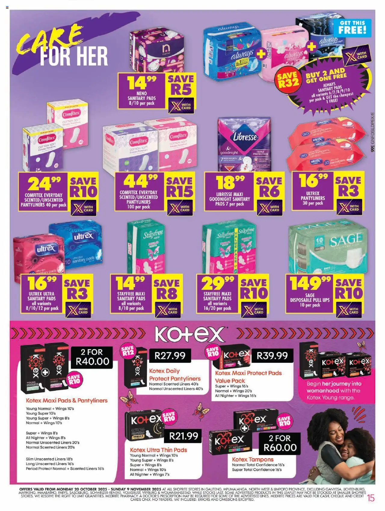 New Shoprite catalogue – valid from 20.10.2025 | Page: 15 | Products: Lock, Pads