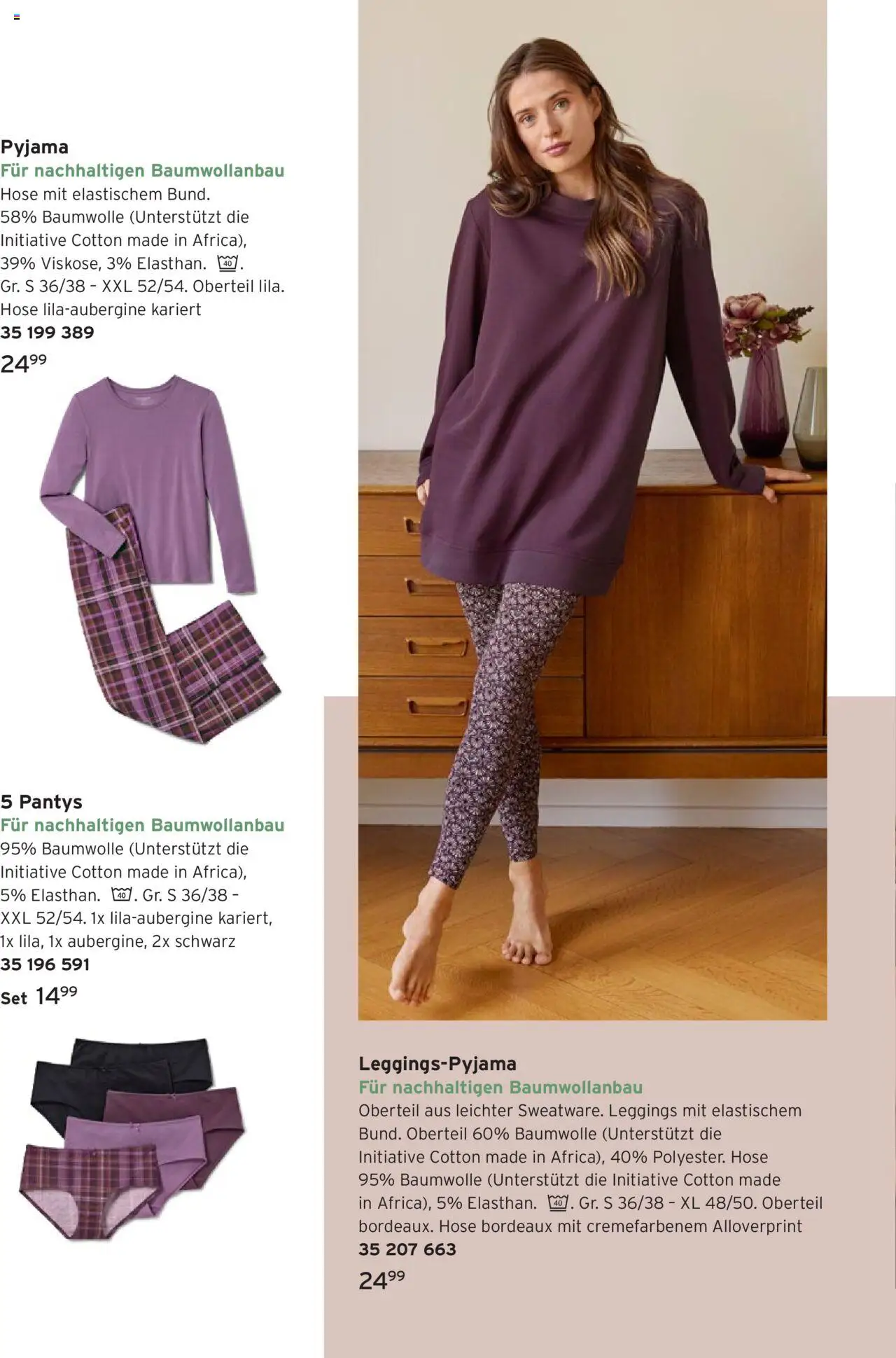 Prospekt Tchibo Sanft umhüllt – gültig ab 17.09.2025 | Seite: 18 | Produkte: Hose, Pyjama, Leggings