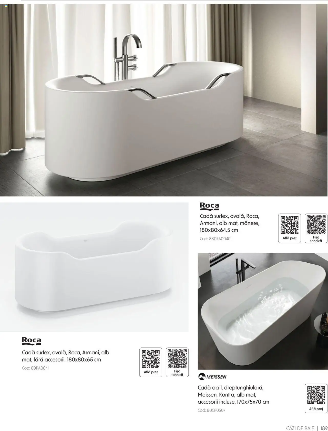 Catalog Romstal – valabil de la 25.11.2024 | Pagină: 189 | Produse: Cadă