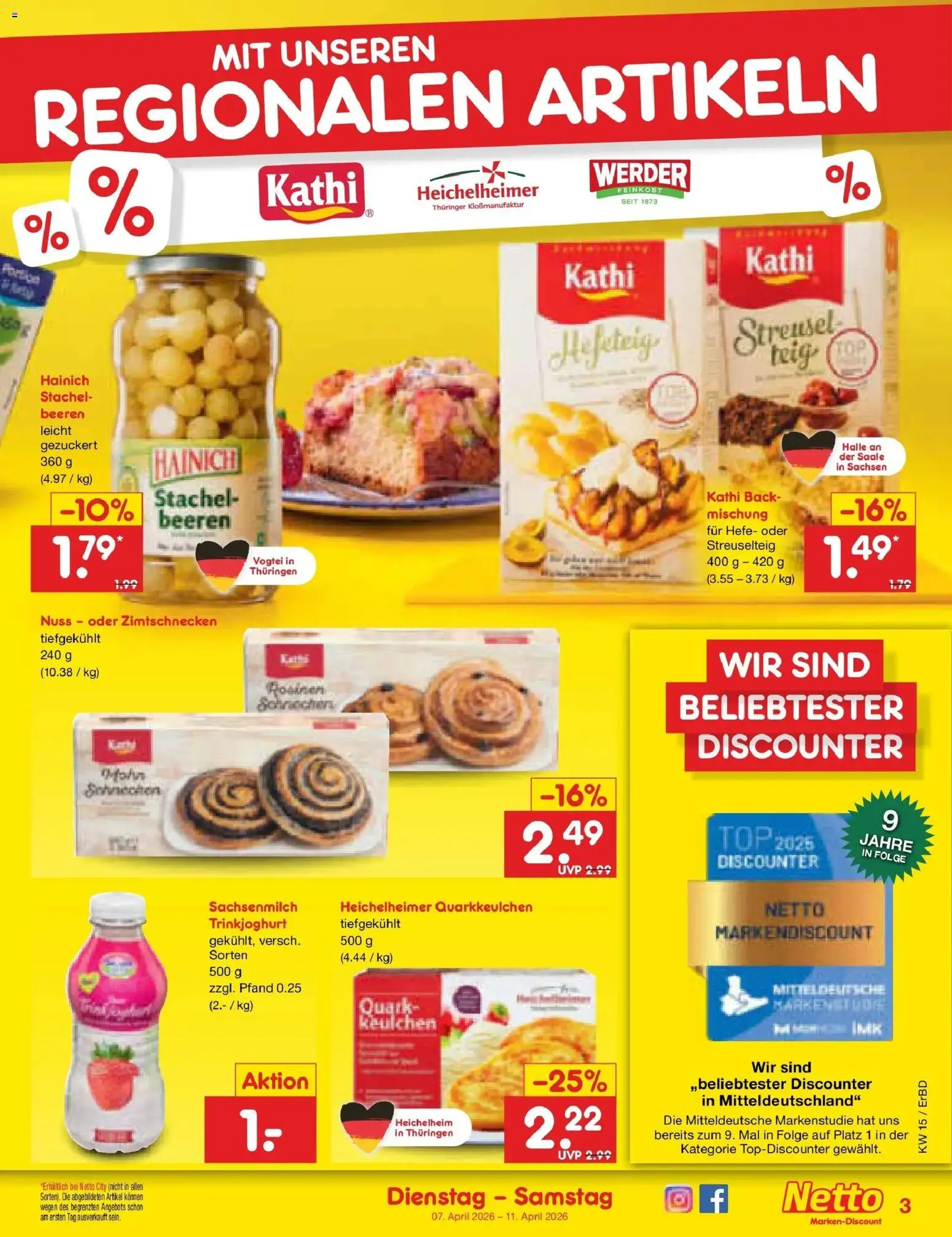 Netto Marken-Discount Prospekt Jena-Lobeda	 – gültig ab 05.04.2026 | Seite: 29 | Produkte: Top, Quark, Trinkjoghurt