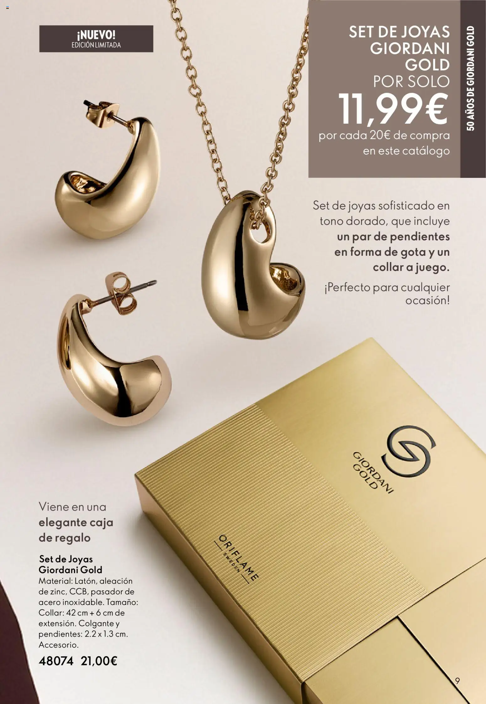 Oriflame - Catálogo Campaña 3 │ válido desde el 18.02.2026 | Página: 9 | Productos: Pendientes, Caja
