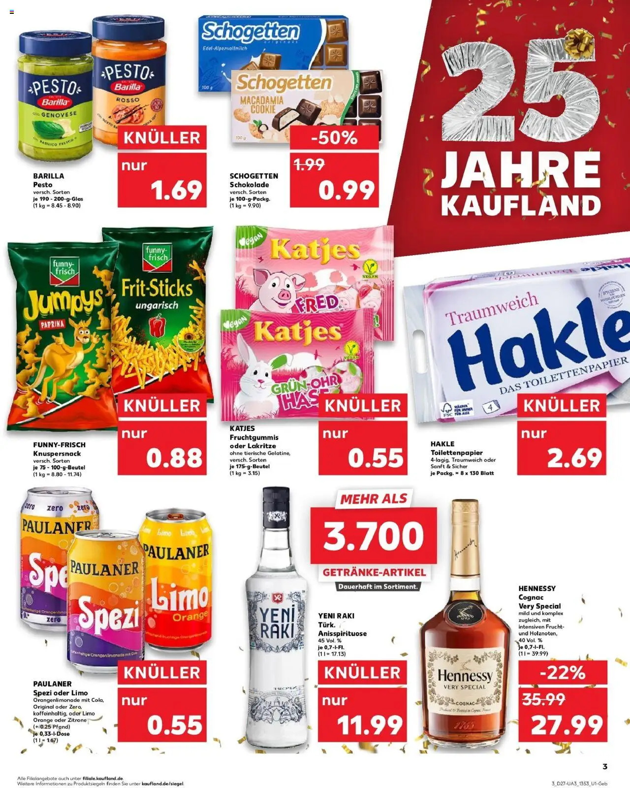 Kaufland prospekt Wendlingen Am Neckar	 - gültig ab dem 06.07.2025 | Seite: 18 | Produkte: Paulaner spezi, Katjes, Orangen, Toilettenpapier