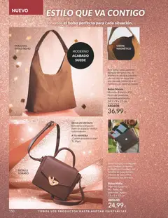 Vista previa Bolso Maisie, Marrón. Exterior PU, forro de poliéster. Aproximadamente. 34,5 x 9 x 25 cm. válido desde el 01.11.2025 | Página: 150