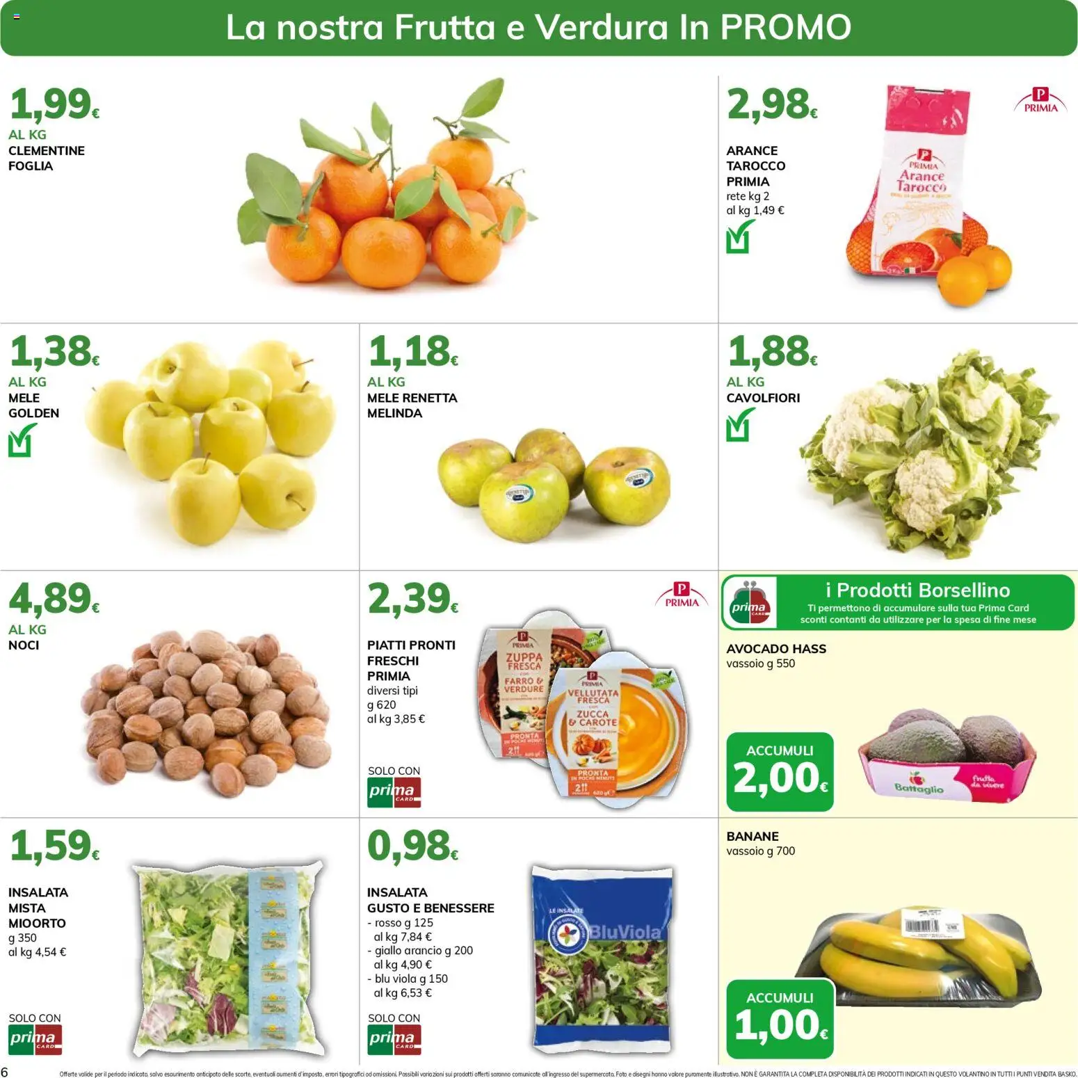 Volantino Basko del 03.01.2026 | Pagina: 6 | Prodotti: Mele, Frutta, Noci, Zucca