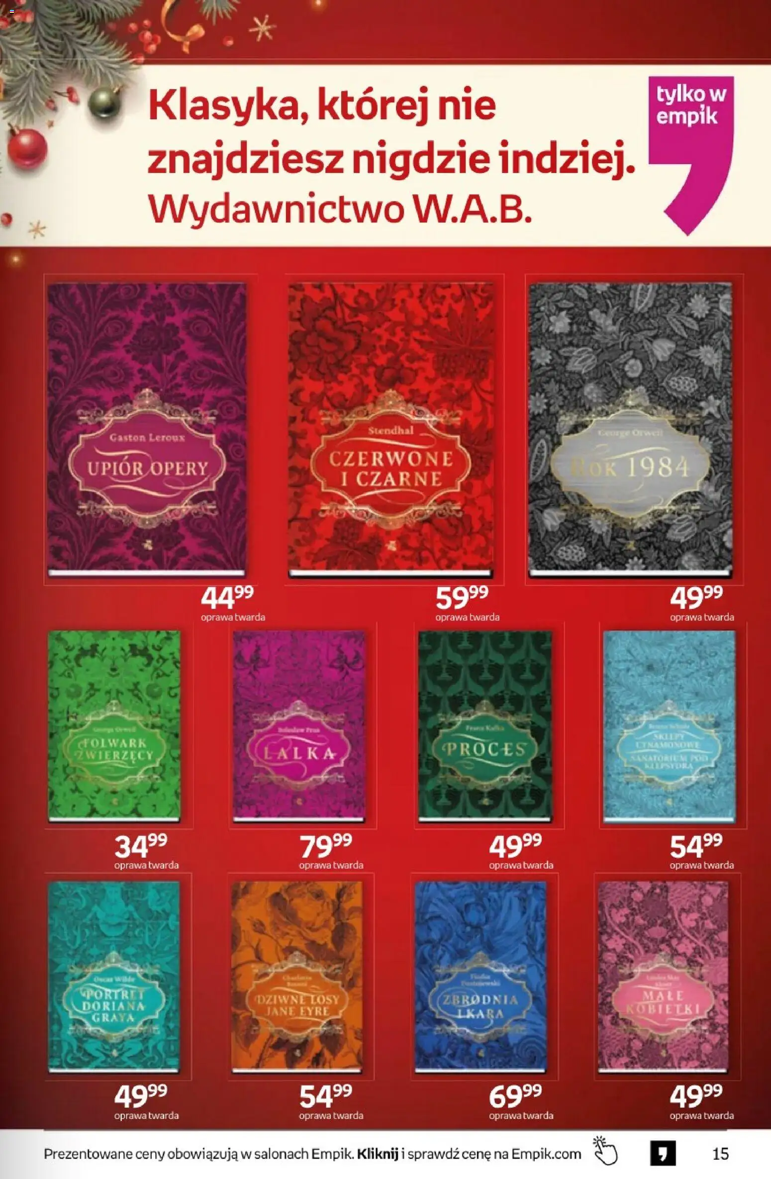 Empik promocje - Tom kultury Książki od 26.11.2025 | Strona: 15 | Produkty: Lalka