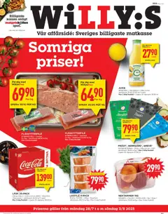Willys - erbjudanden - Förhandsvisning av reklamblad från butik Willys aktuell från 28.07.2025