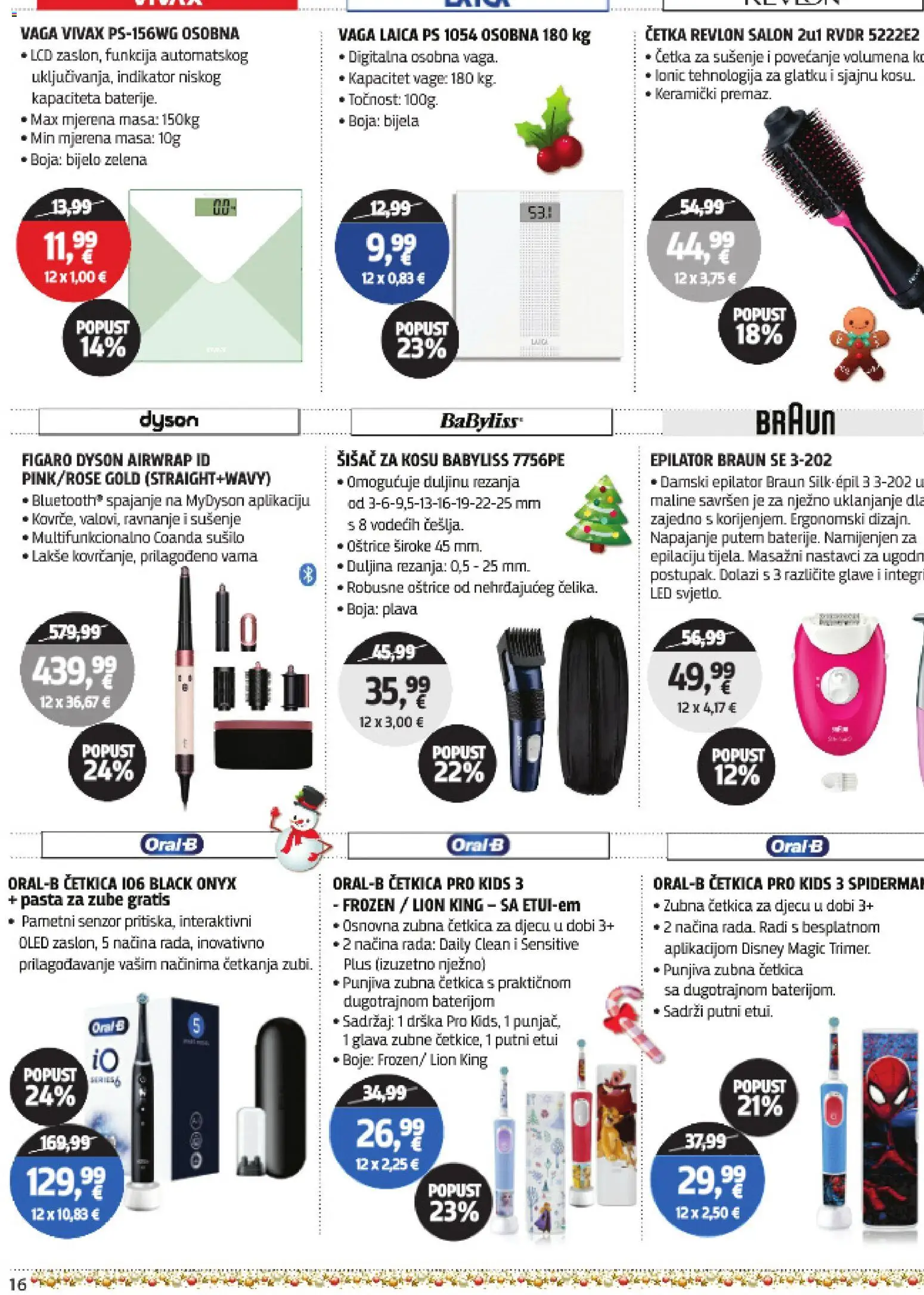 Centar Tehnike katalog | vrijedi od 15.12.2025 | Stranica: 16 | Proizvodi: Pasta za zube, Pasta, Maline, Vaga