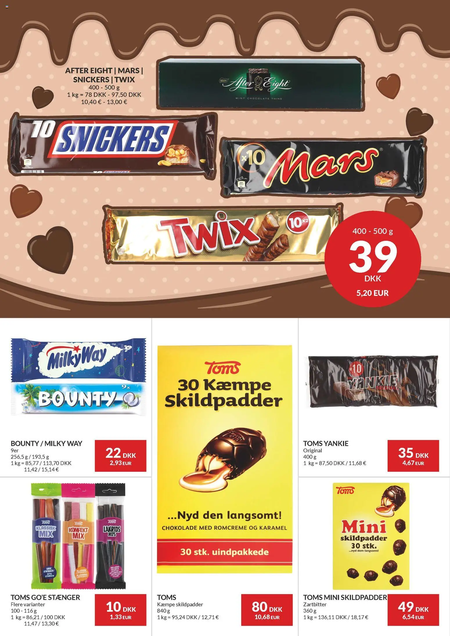Nielsen Discount tilbudsavis – gyldig fra 05.03.2026 | Side: 24 | Produkter: Chokolade, Lakrids