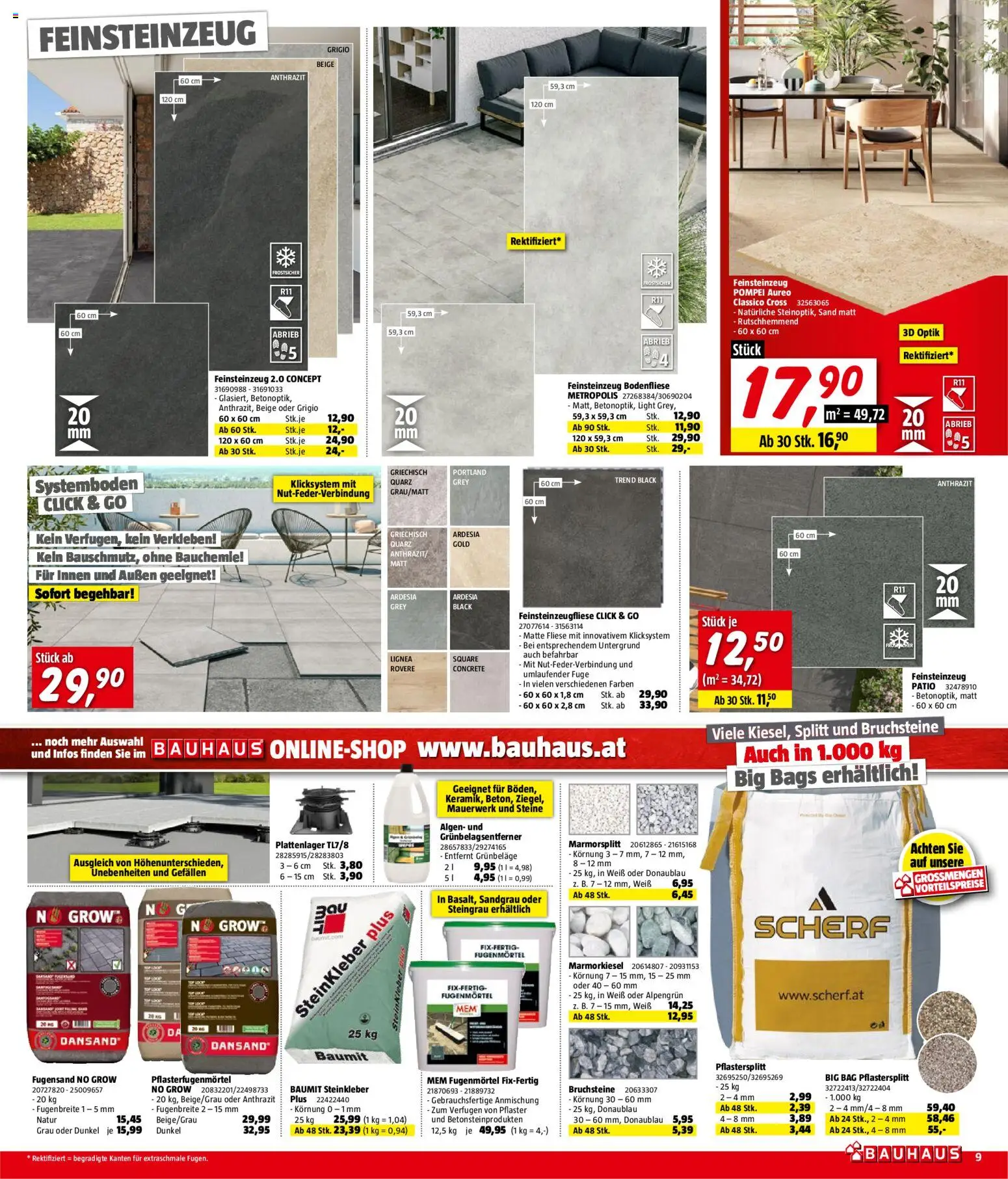 Bauhaus Prospekt aktuell gültig ab 01.04.2026 | Seite: 9