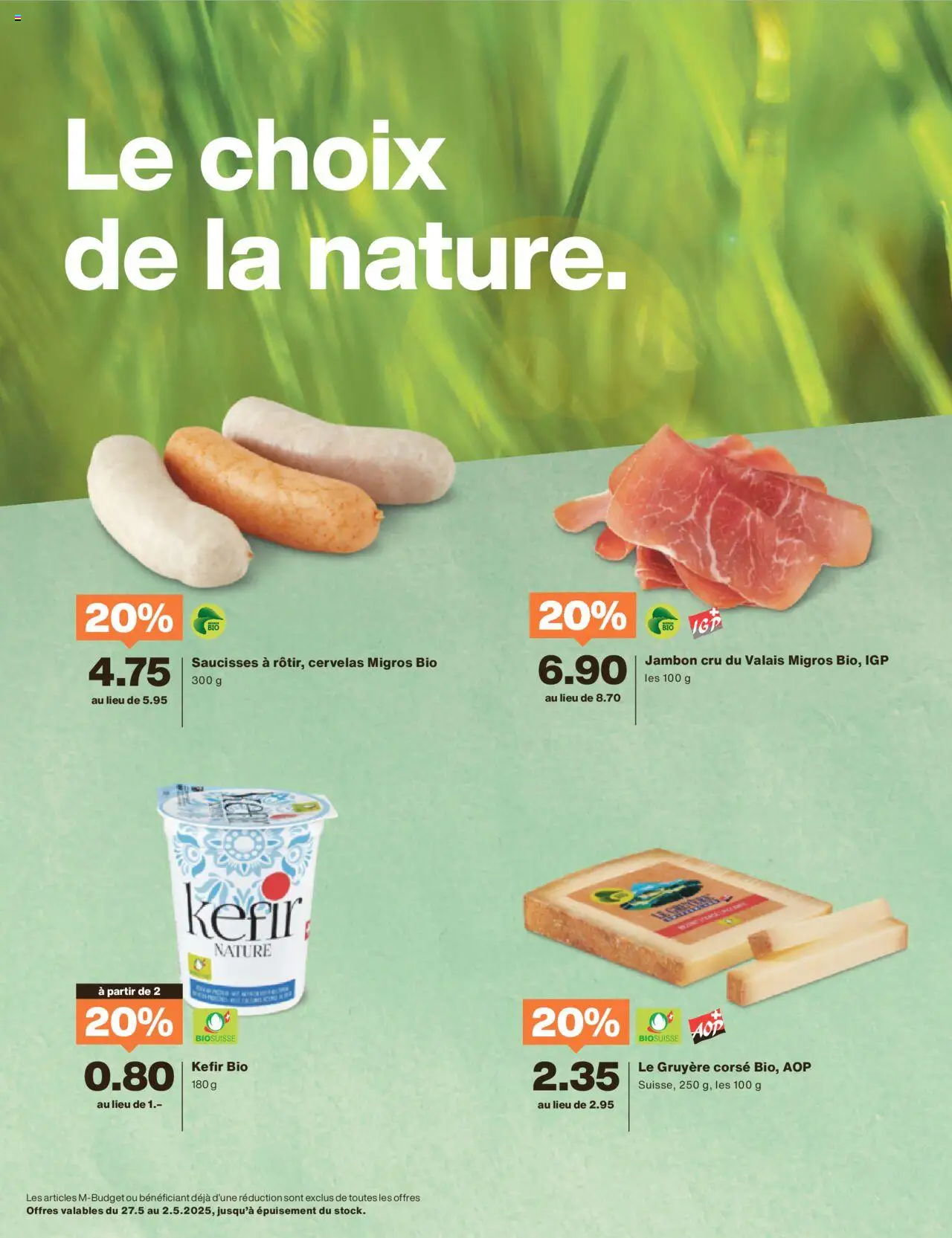 Migros Magazin FR ab 26.05.2025 | Seite: 38 | Produkte: Kefir