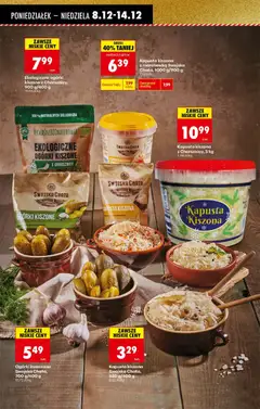 Pogląd oferty "Kapusta kiszona z marchewką Swojska Chata, 1000 g/900 g" - ważna od 08.12.2025 | Strona: 35